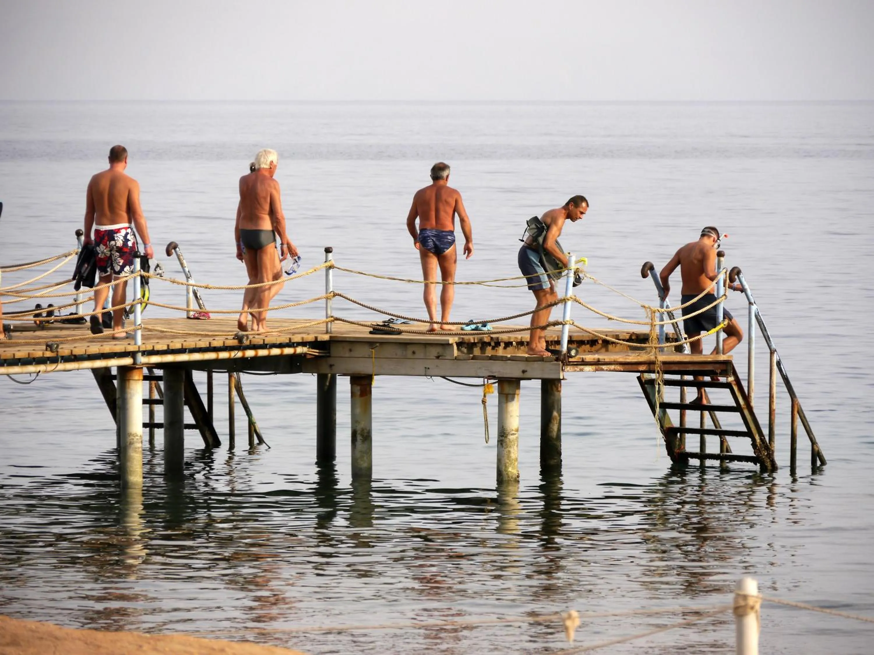 Snorkeling in Happy Life Village Dahab