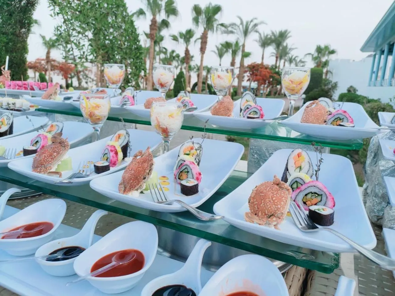 Dinner in Happy Life Village Dahab