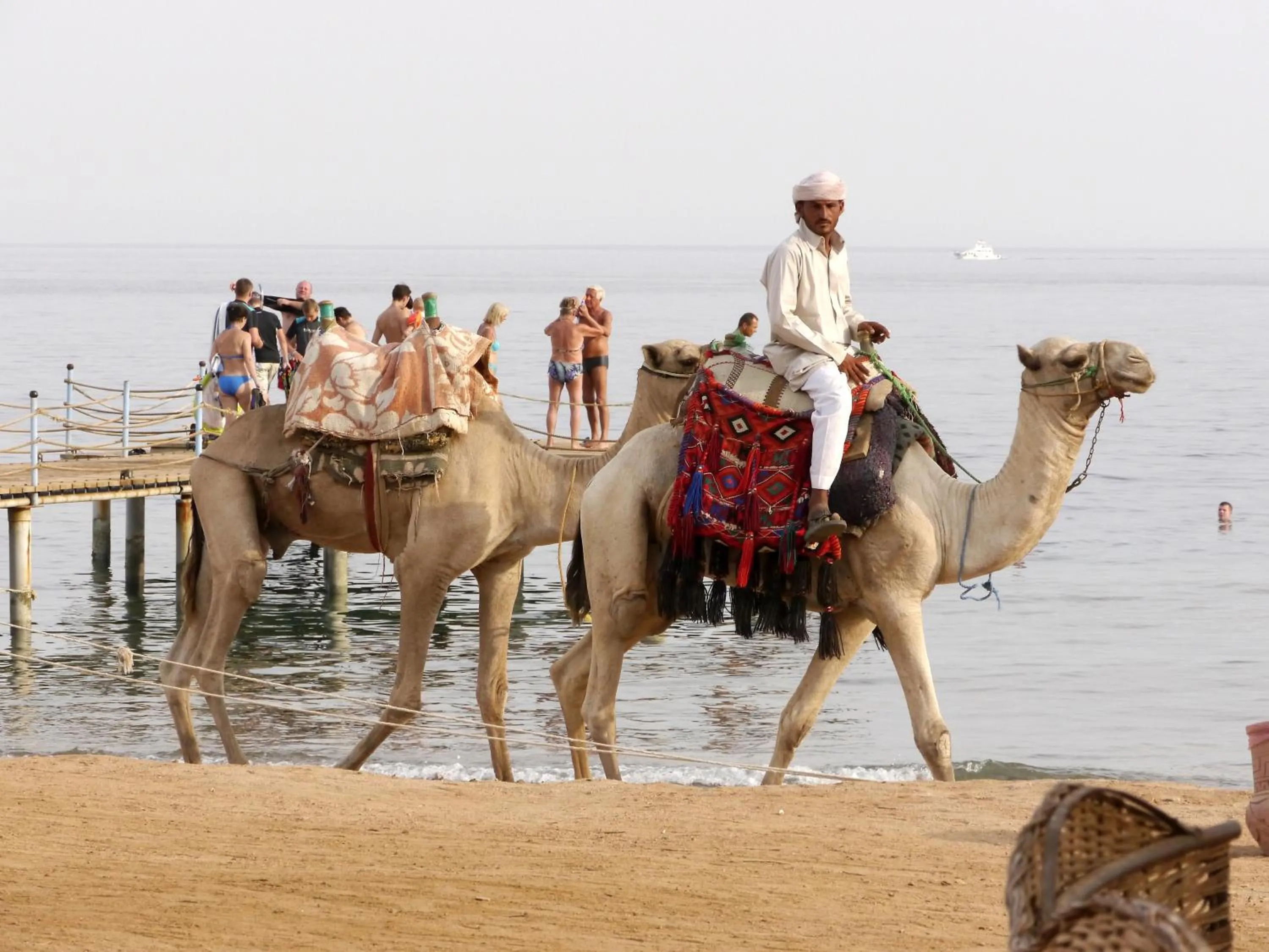 Beach in Happy Life Village Dahab