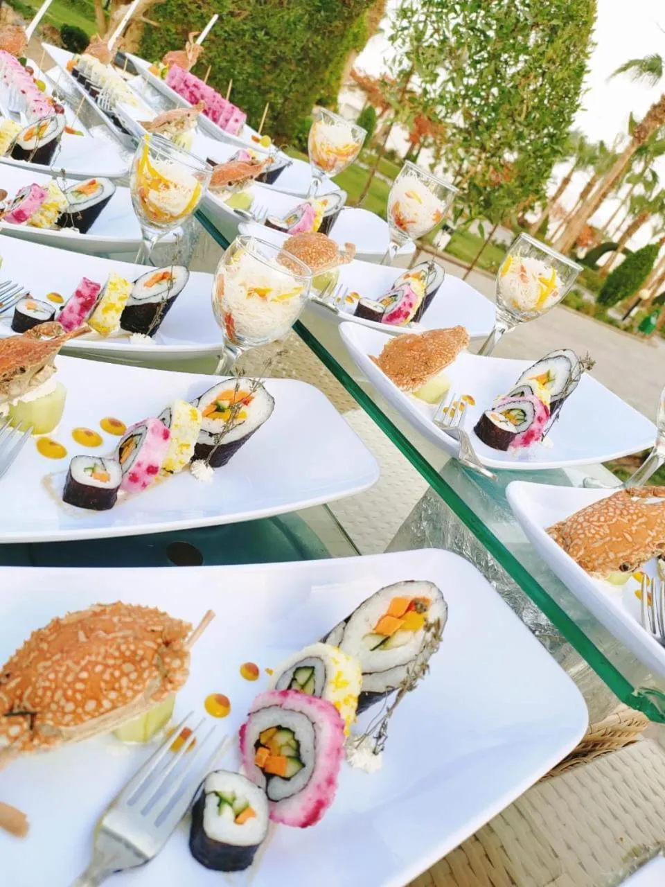 Dinner in Happy Life Village Dahab