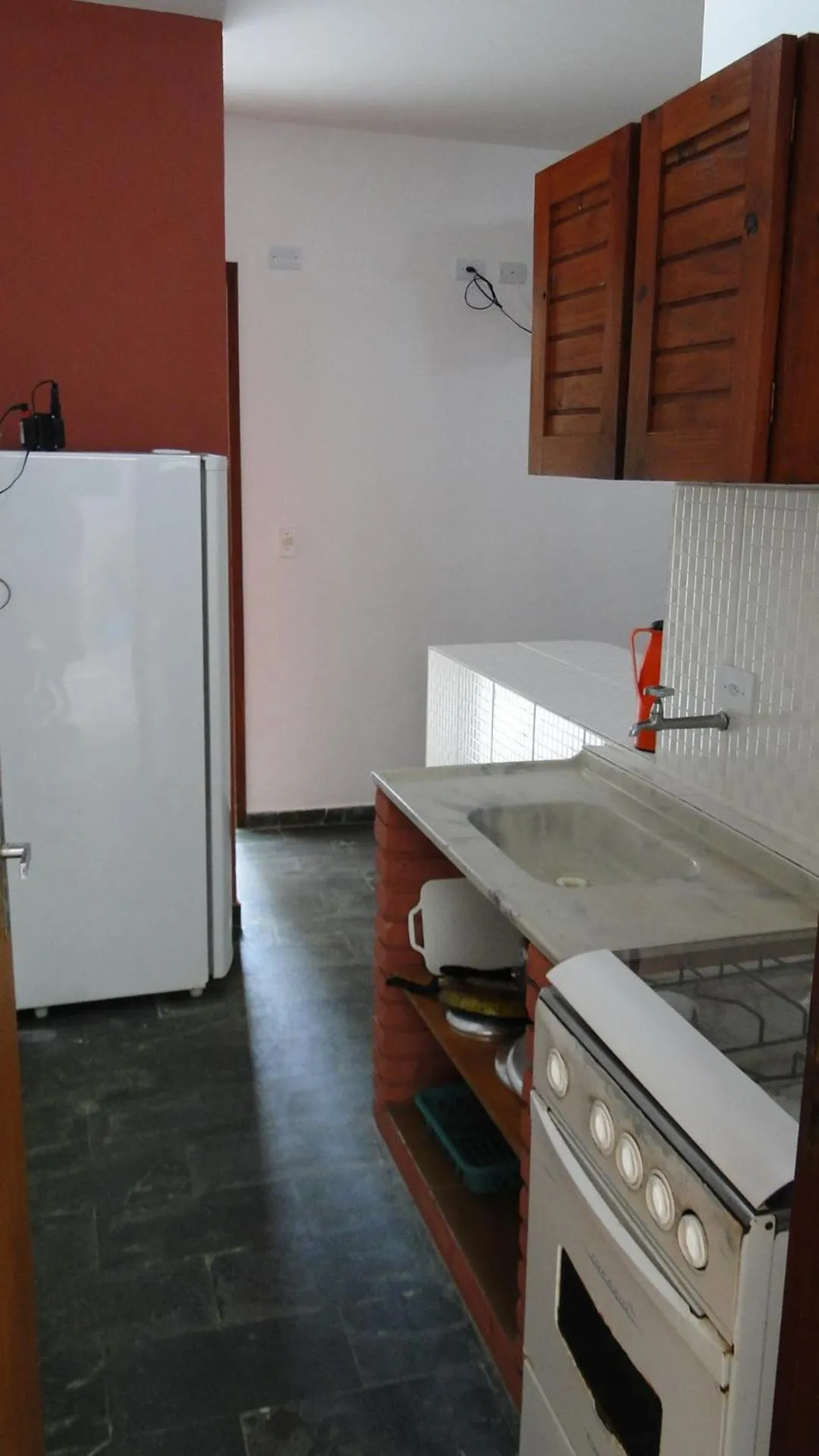 Kitchen or kitchenette in Residencial Chalés Âncora