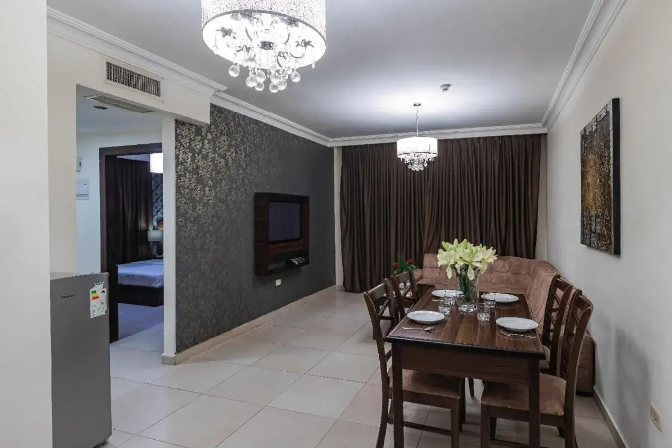 Deluxe Two-Bedroom Suite- 4 single Beds in Lancaster Hotel Apartments-Gardens Deluxe Two-Bedroom Suite- 4 single Beds in Lancaster Hotel Apartments-Gardens