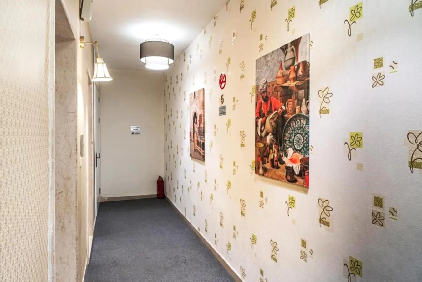 Decorative detail in Lancaster Hotel Apartments-Gardens