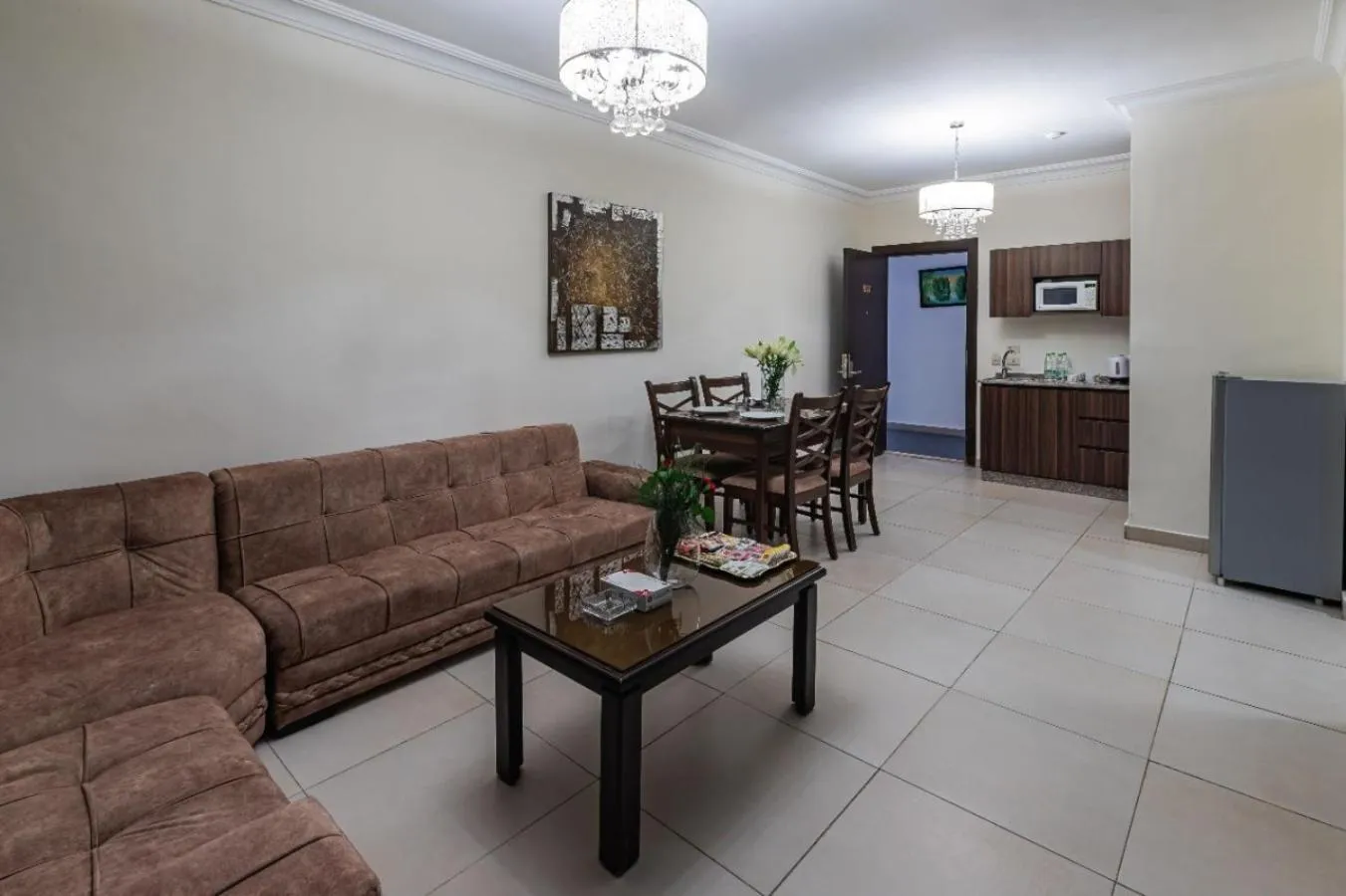 Seating area in Lancaster Hotel Apartments-Gardens