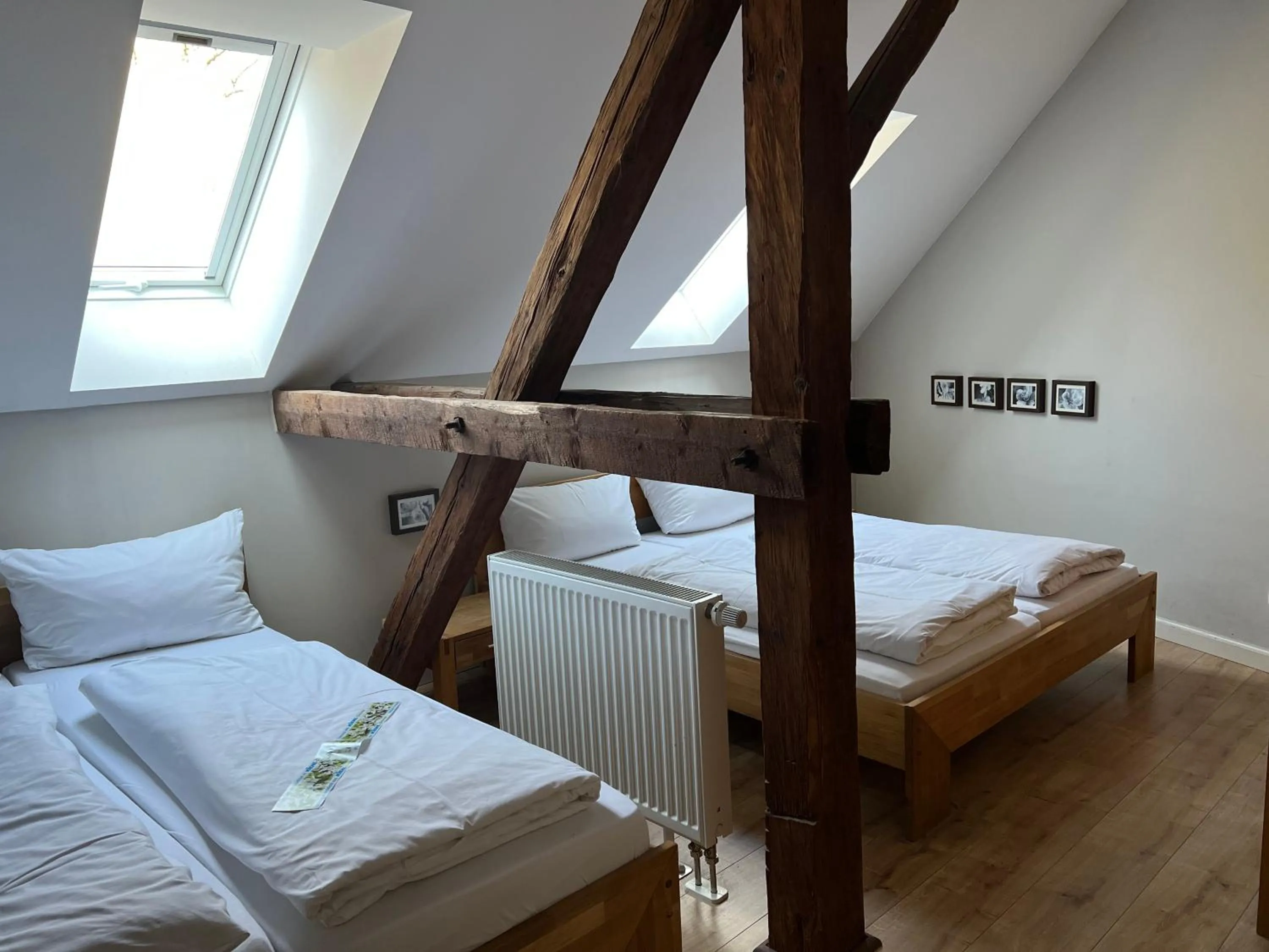 Photo of the whole room, Bed in Ölmühle Eberstedt