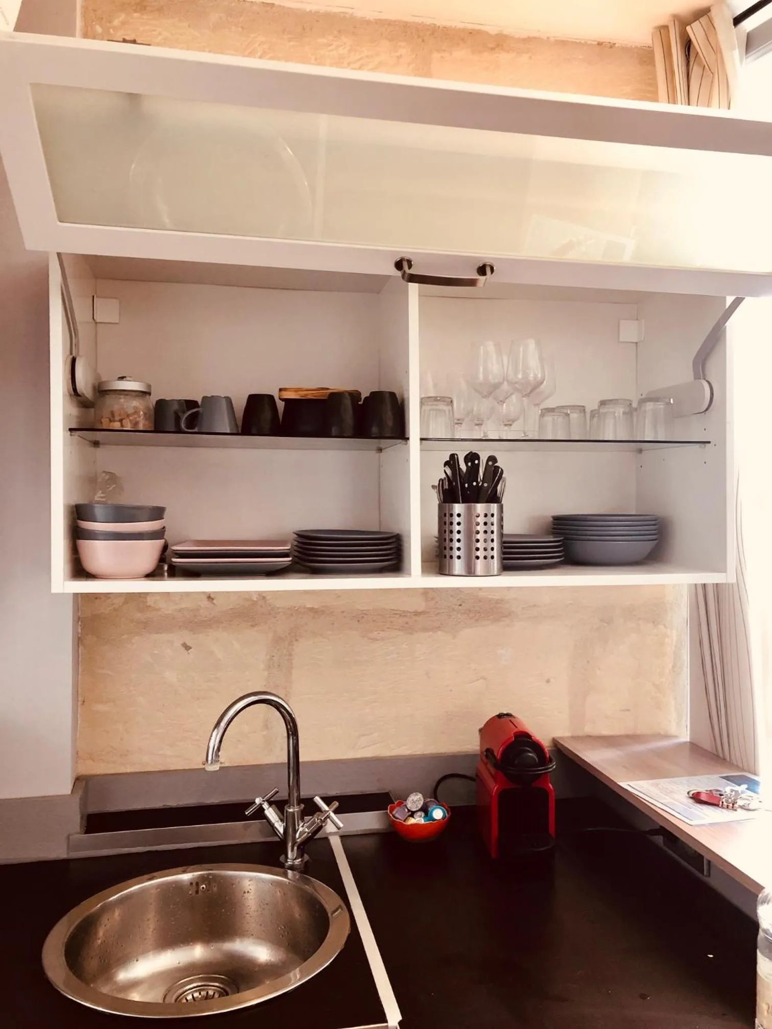 Kitchen or kitchenette in Appartements "La Chambre D'Ami"