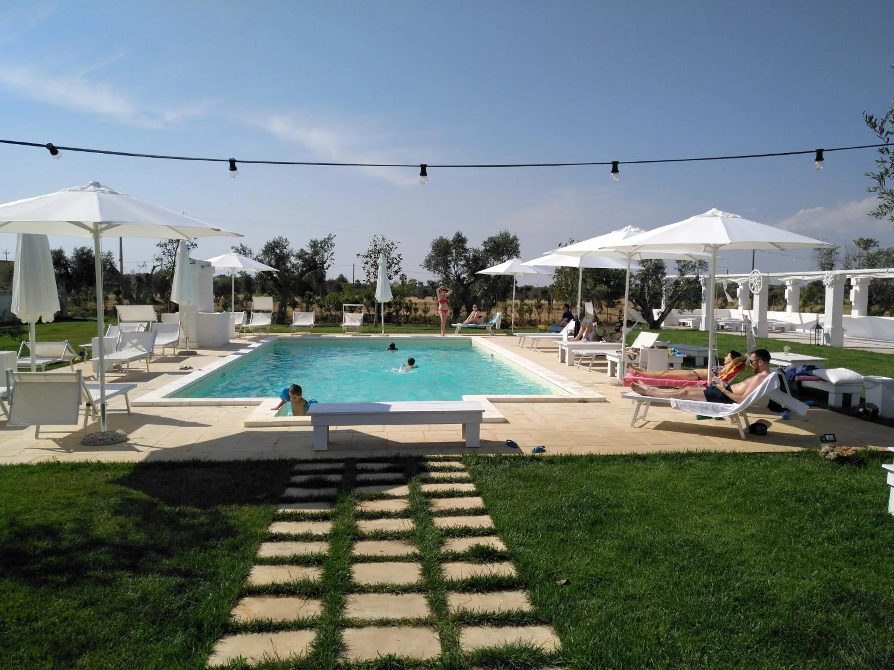 Swimming pool in Masseria Fulcignano