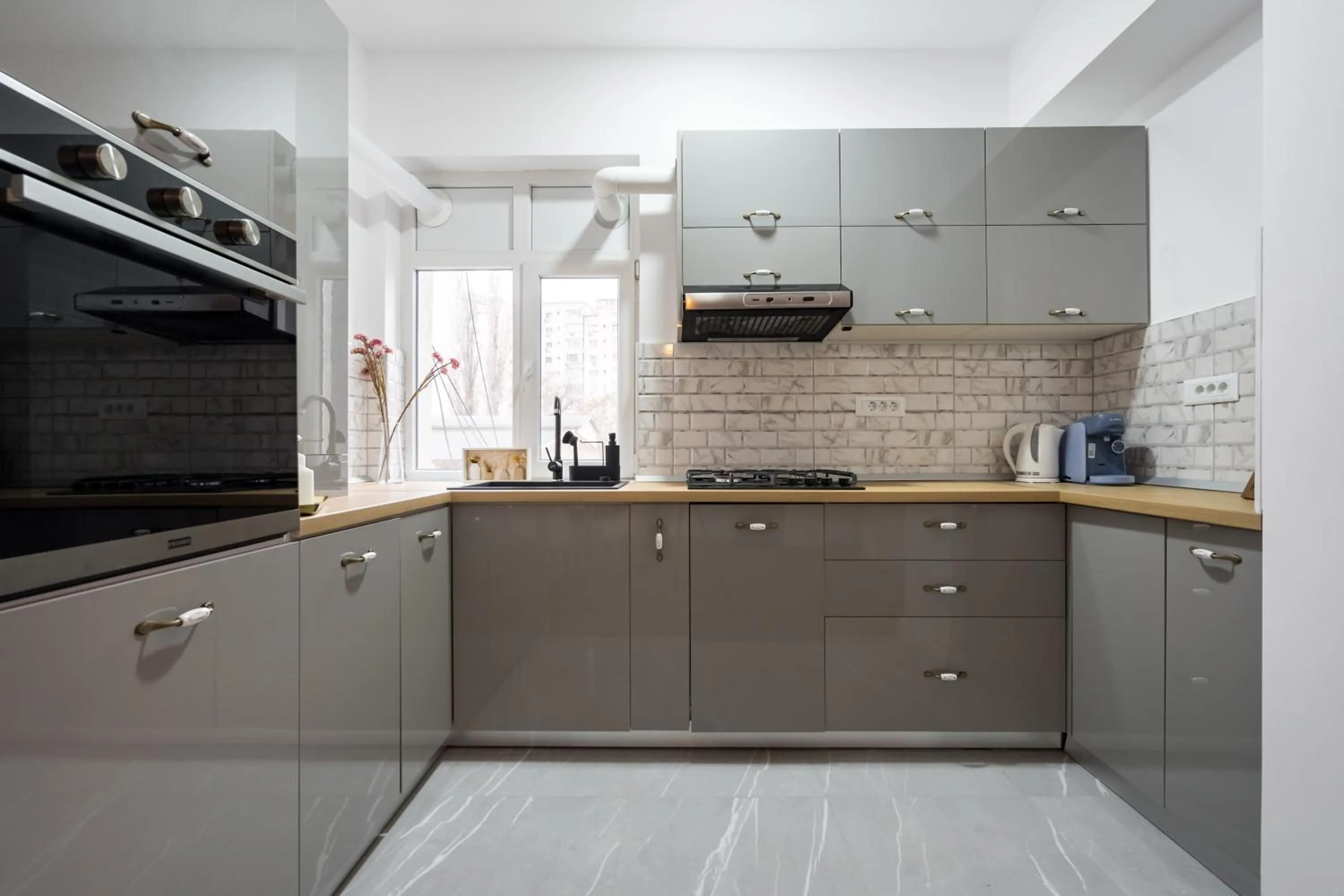 Kitchen or kitchenette in Pop Up ApartHotel