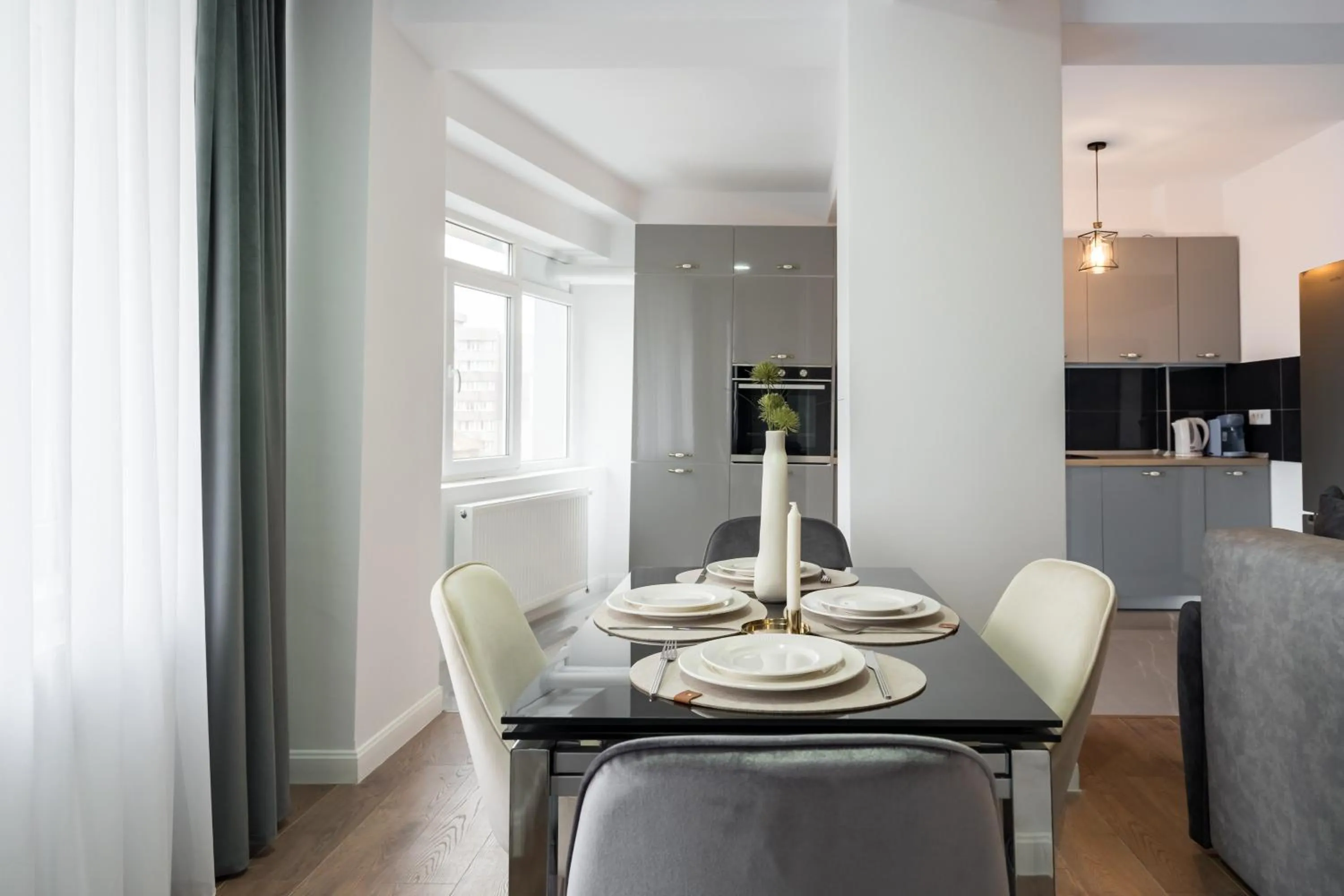 Kitchen or kitchenette in Pop Up ApartHotel
