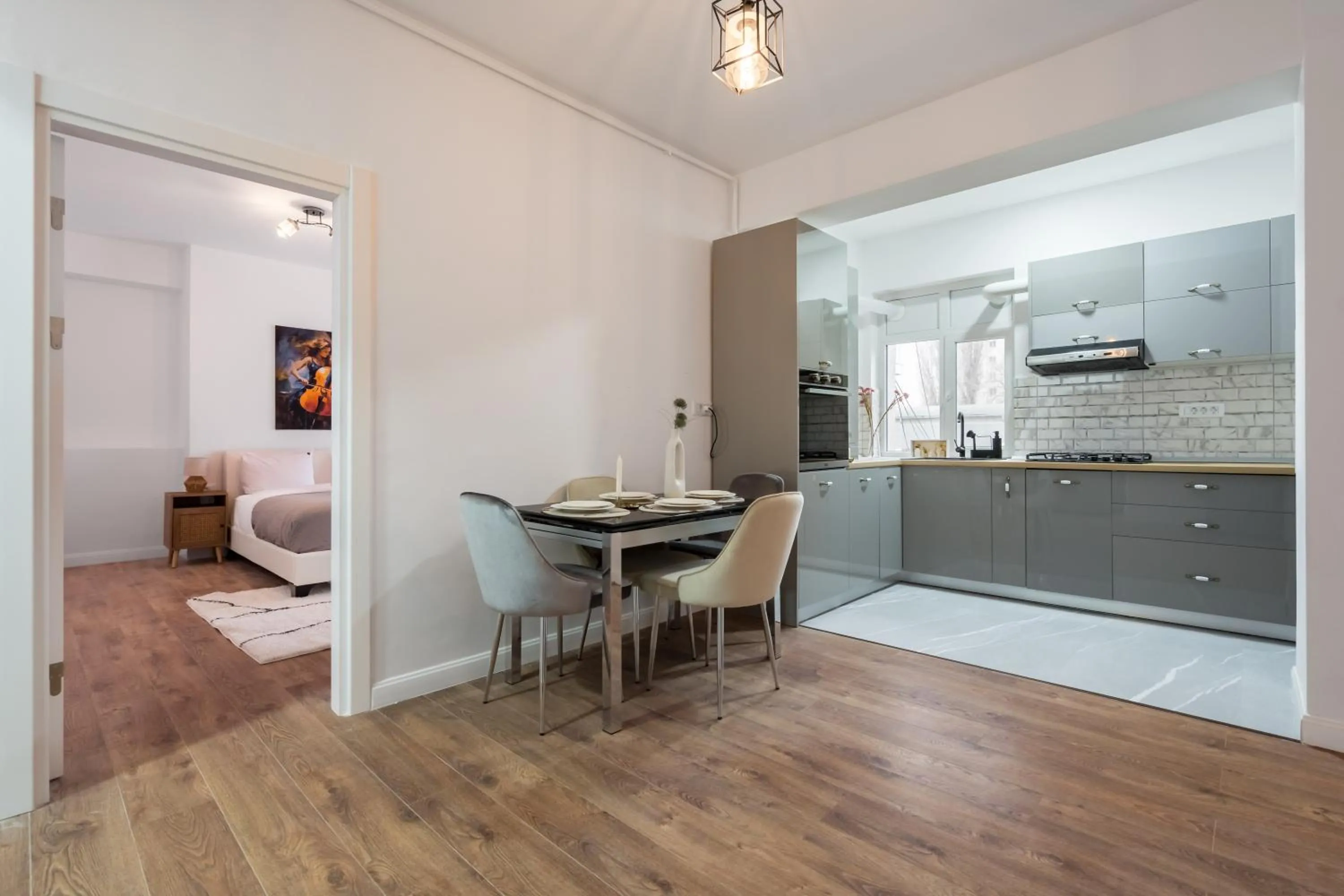 Kitchen or kitchenette in Pop Up ApartHotel