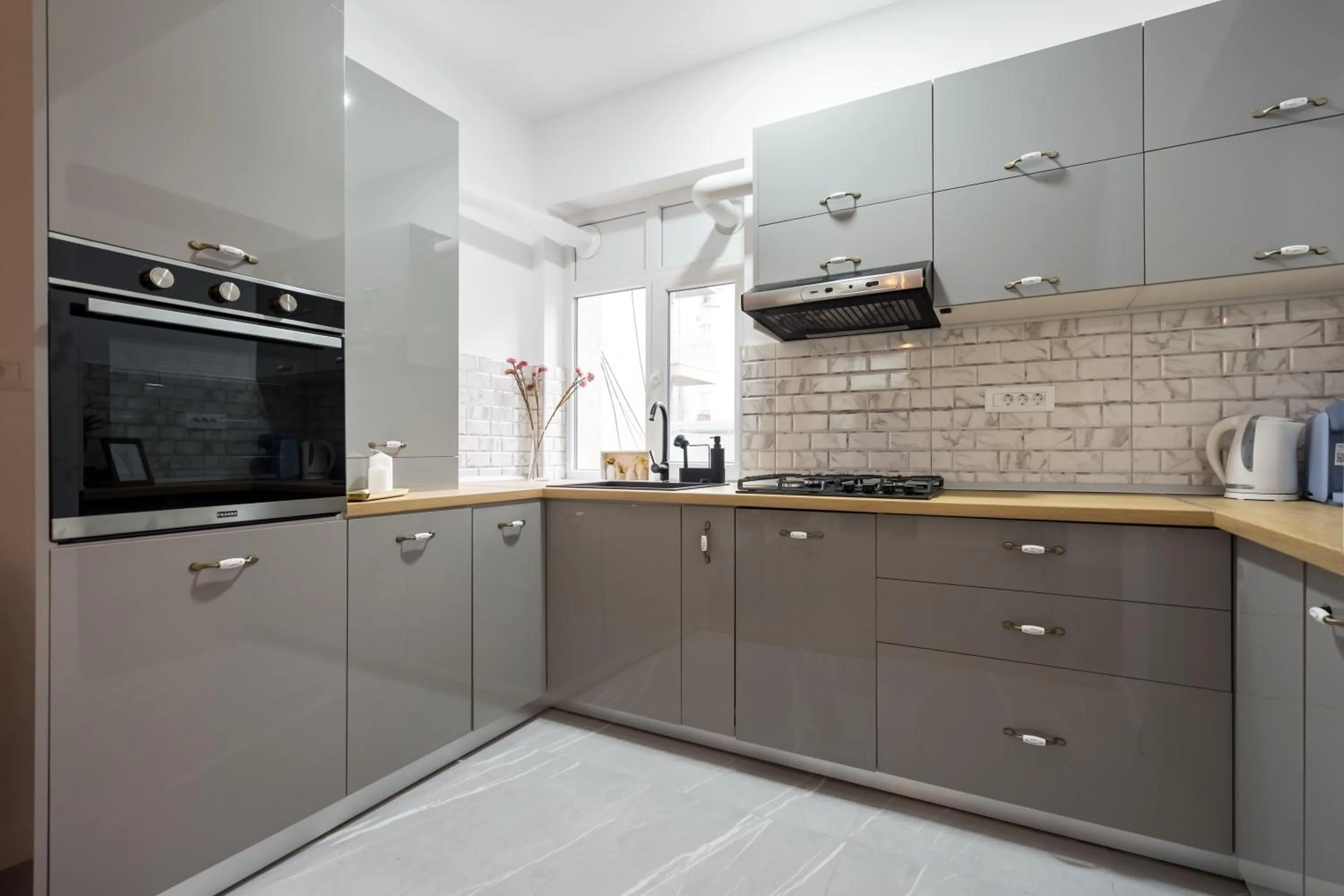 Kitchen or kitchenette in Pop Up ApartHotel