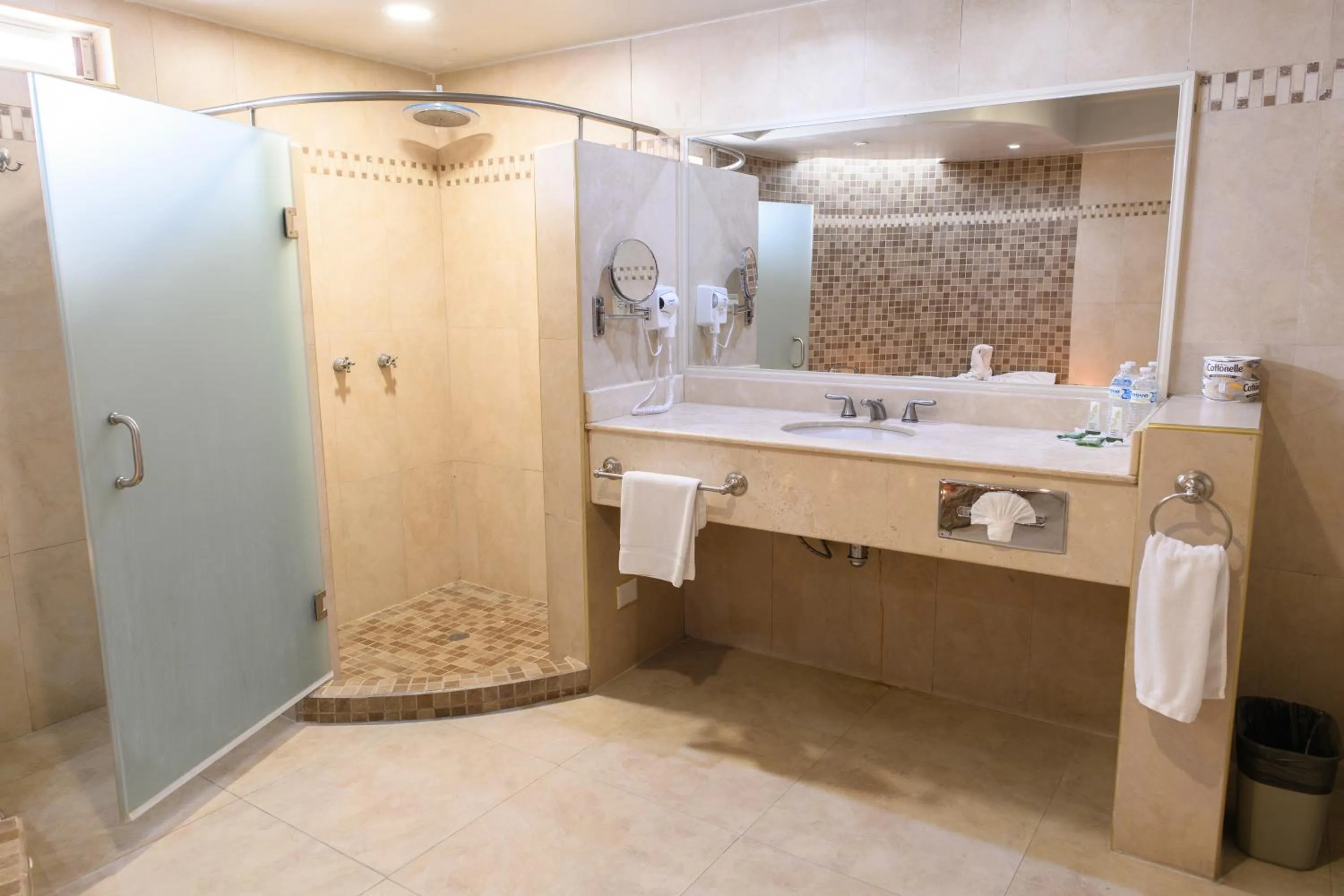 Shower in Hotel Santorian