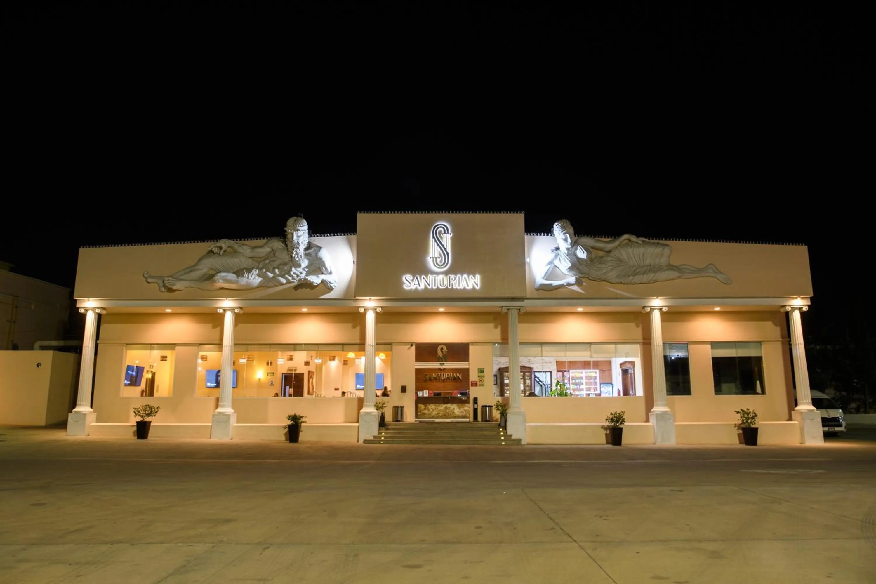 Property building in Hotel Santorian