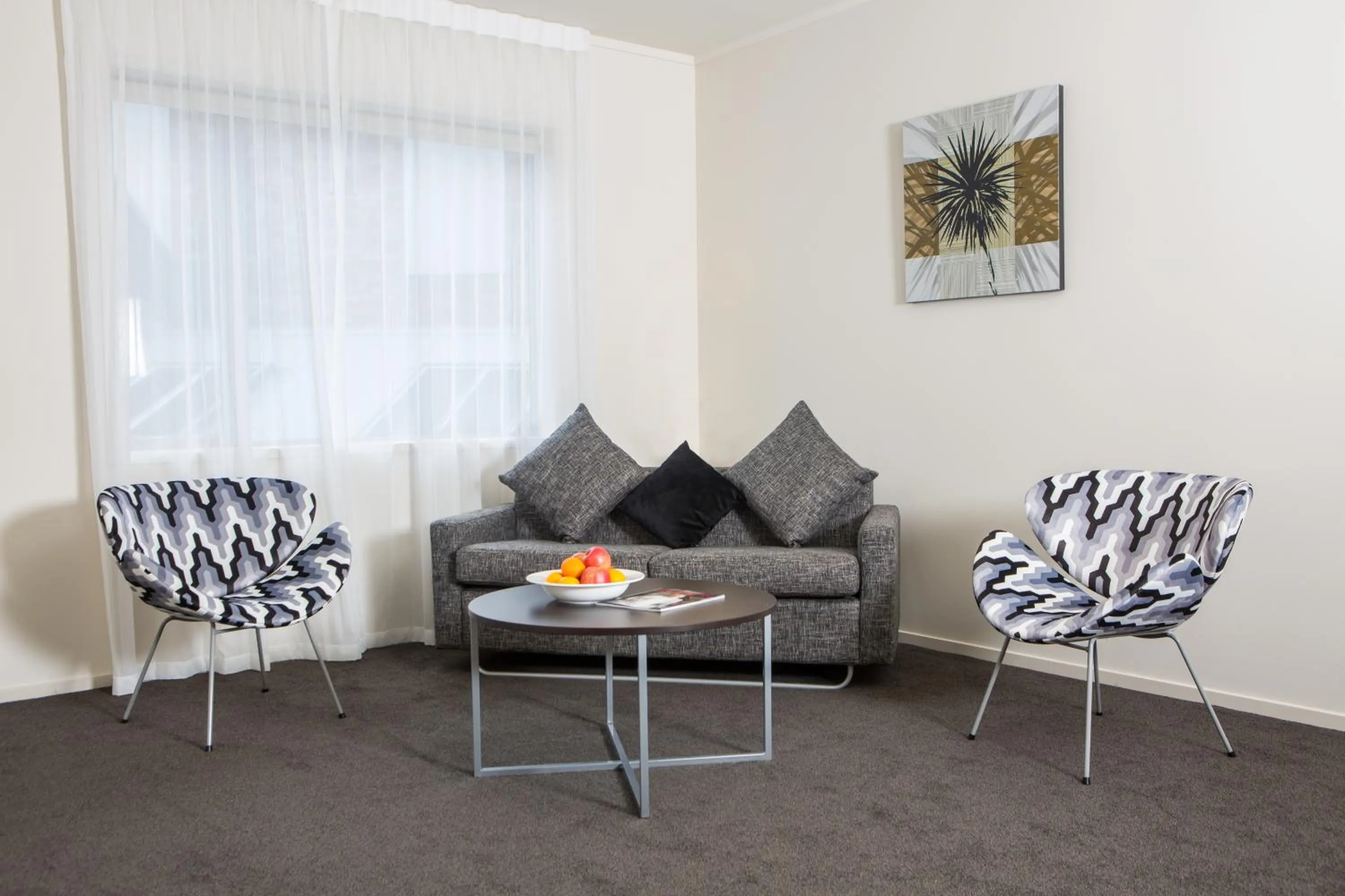 Living room in Quest Whangarei