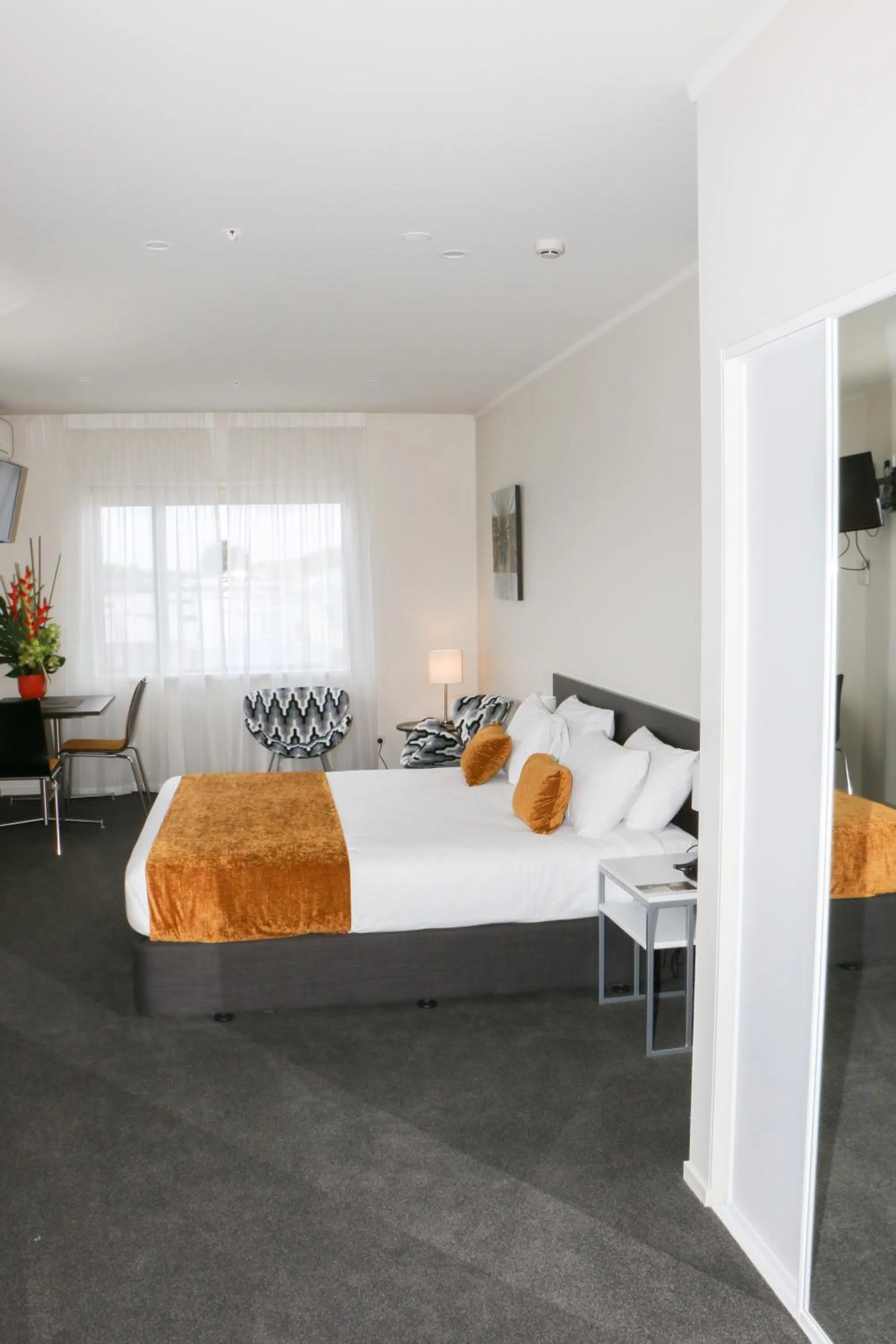 Bedroom, Bed in Quest Whangarei