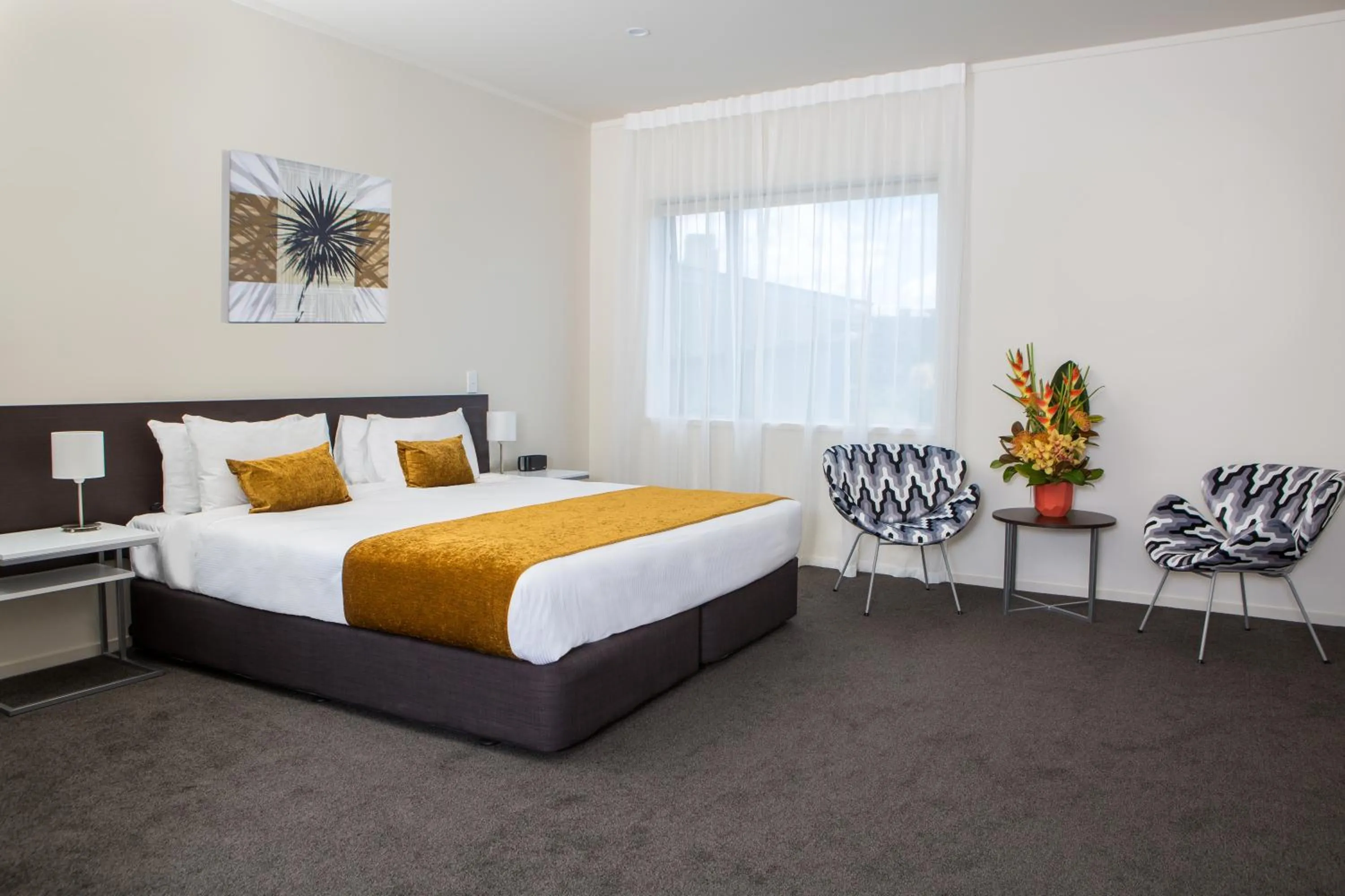 Bedroom, Bed in Quest Whangarei