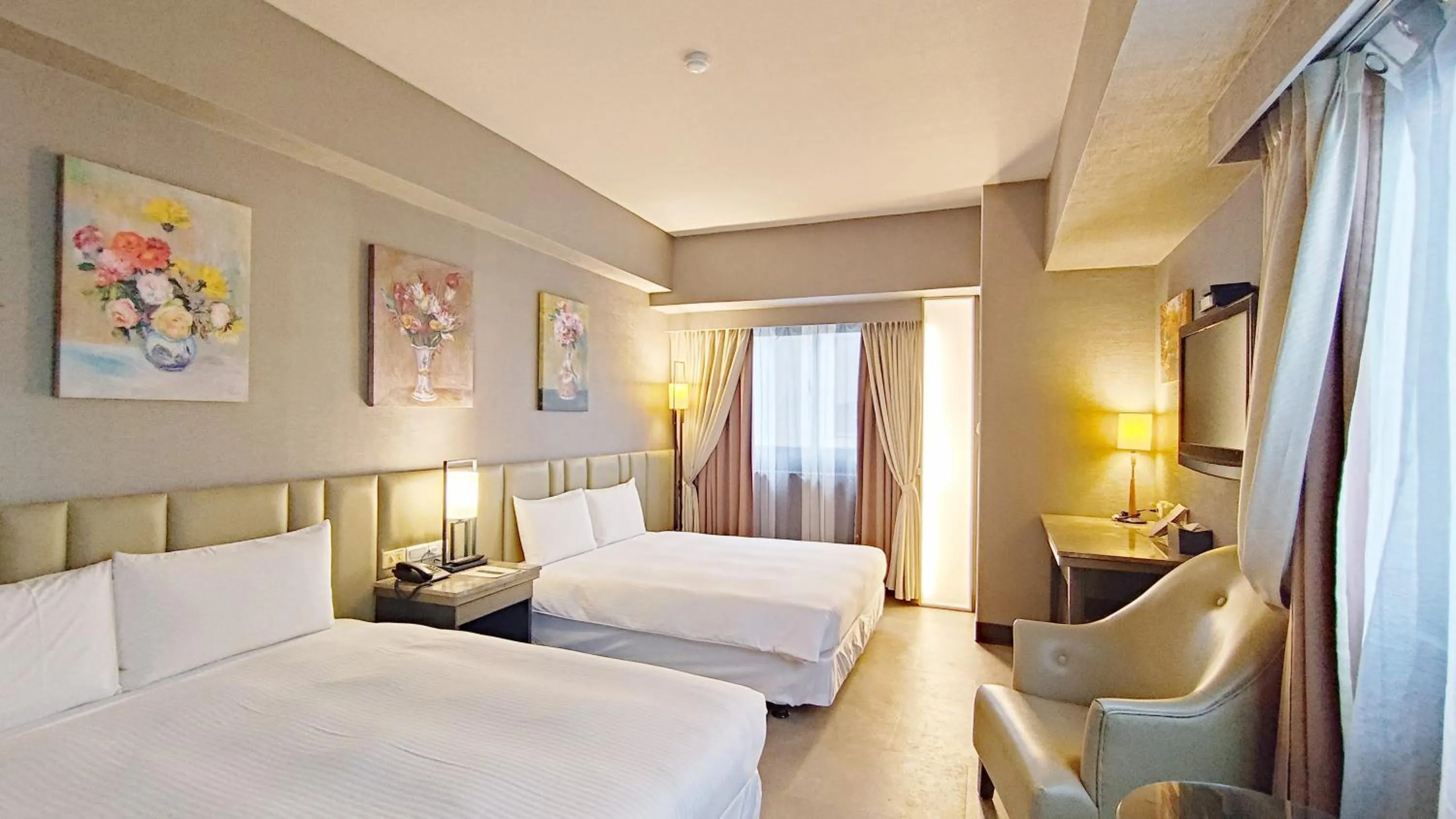 Bed in Kaohsiung Ahotel