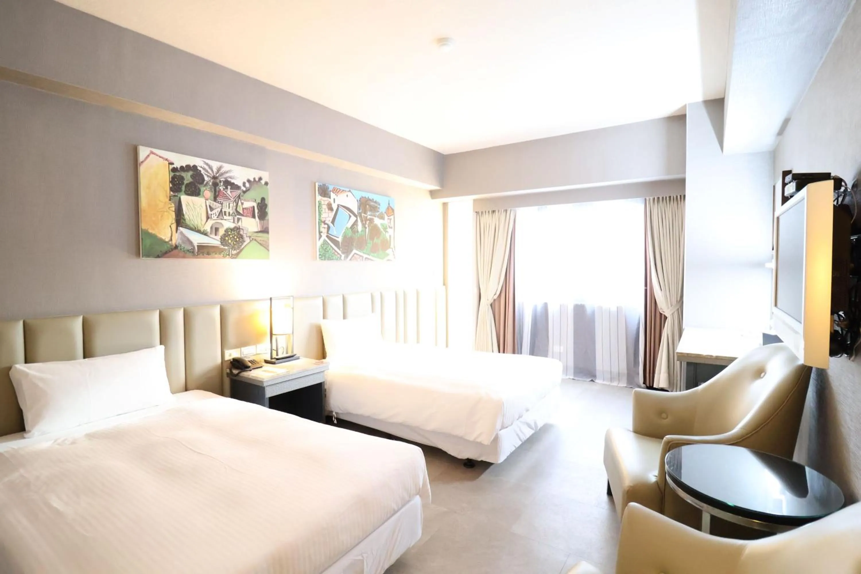 Bedroom, Bed in Kaohsiung Ahotel