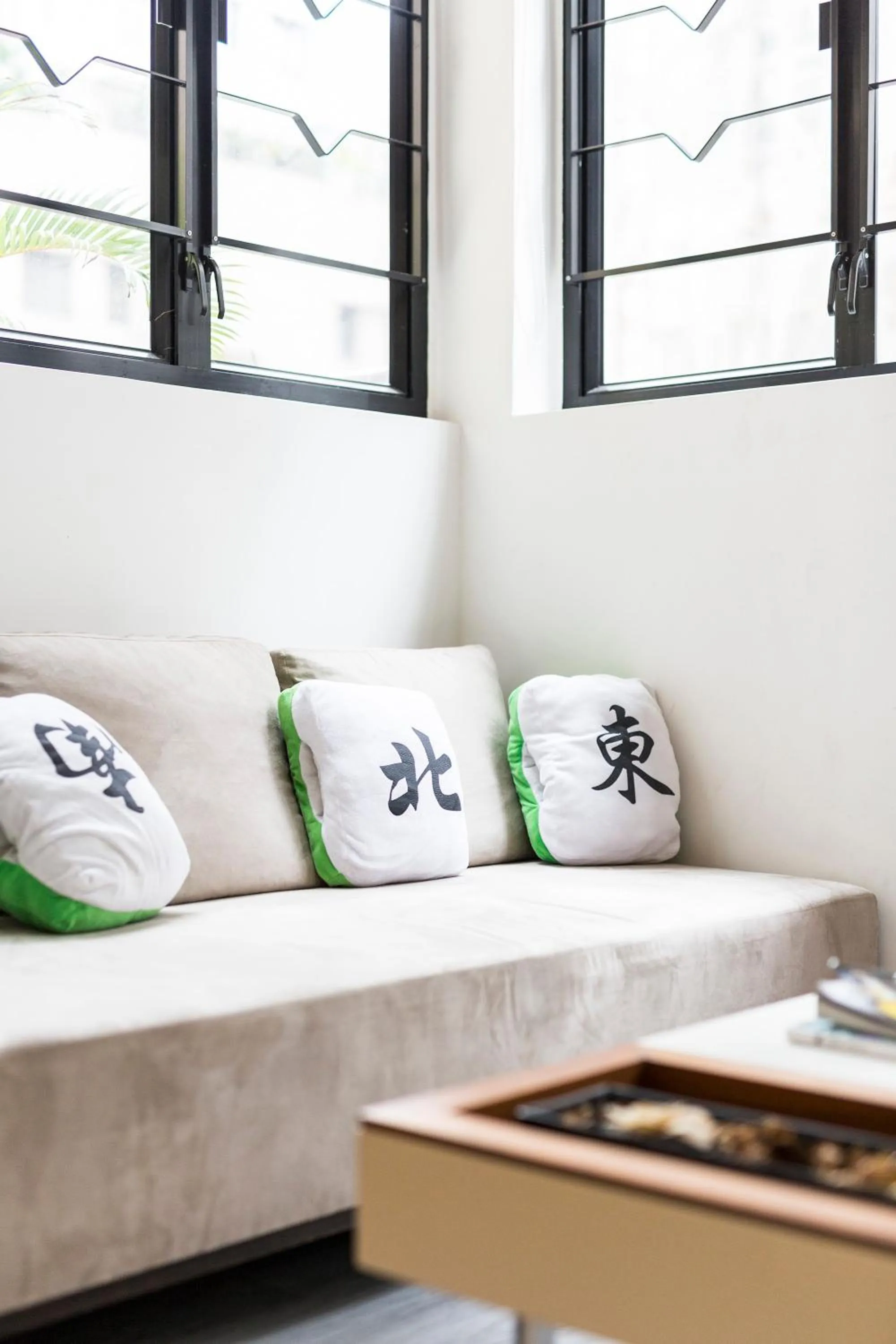 Seating area in The Mahjong