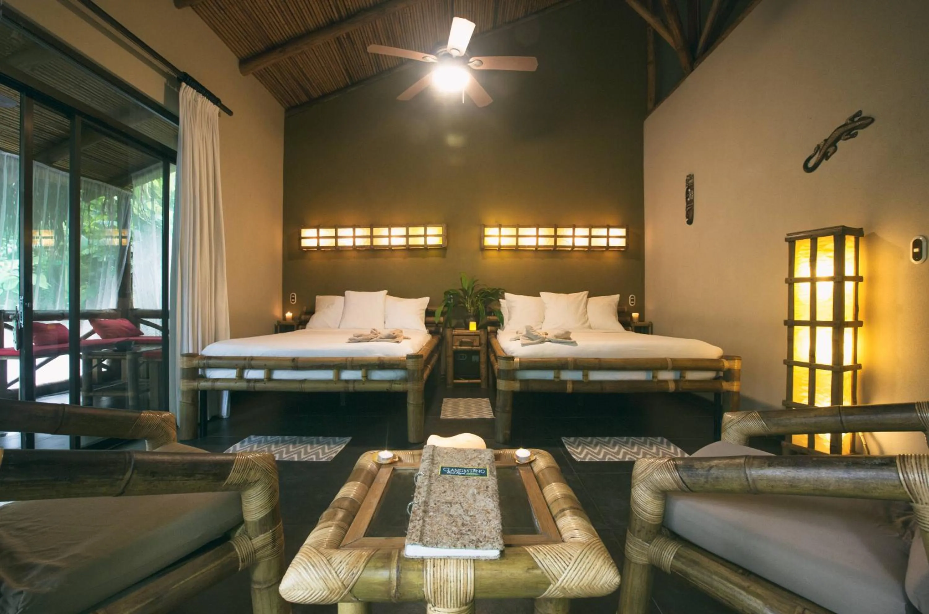 Bed in Hotel Clandestino beach resort