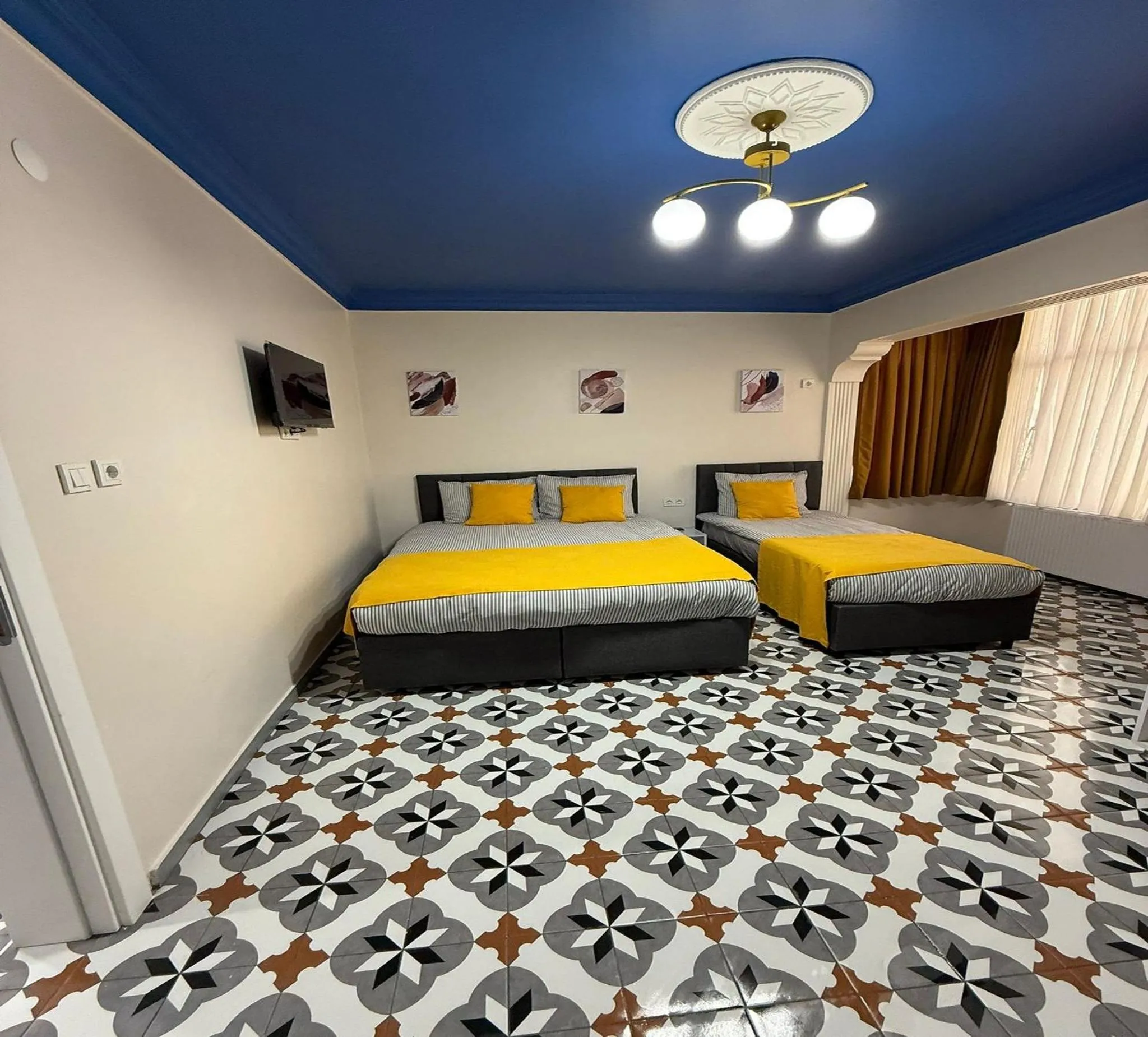 Bed in Armagan Suite Taksim