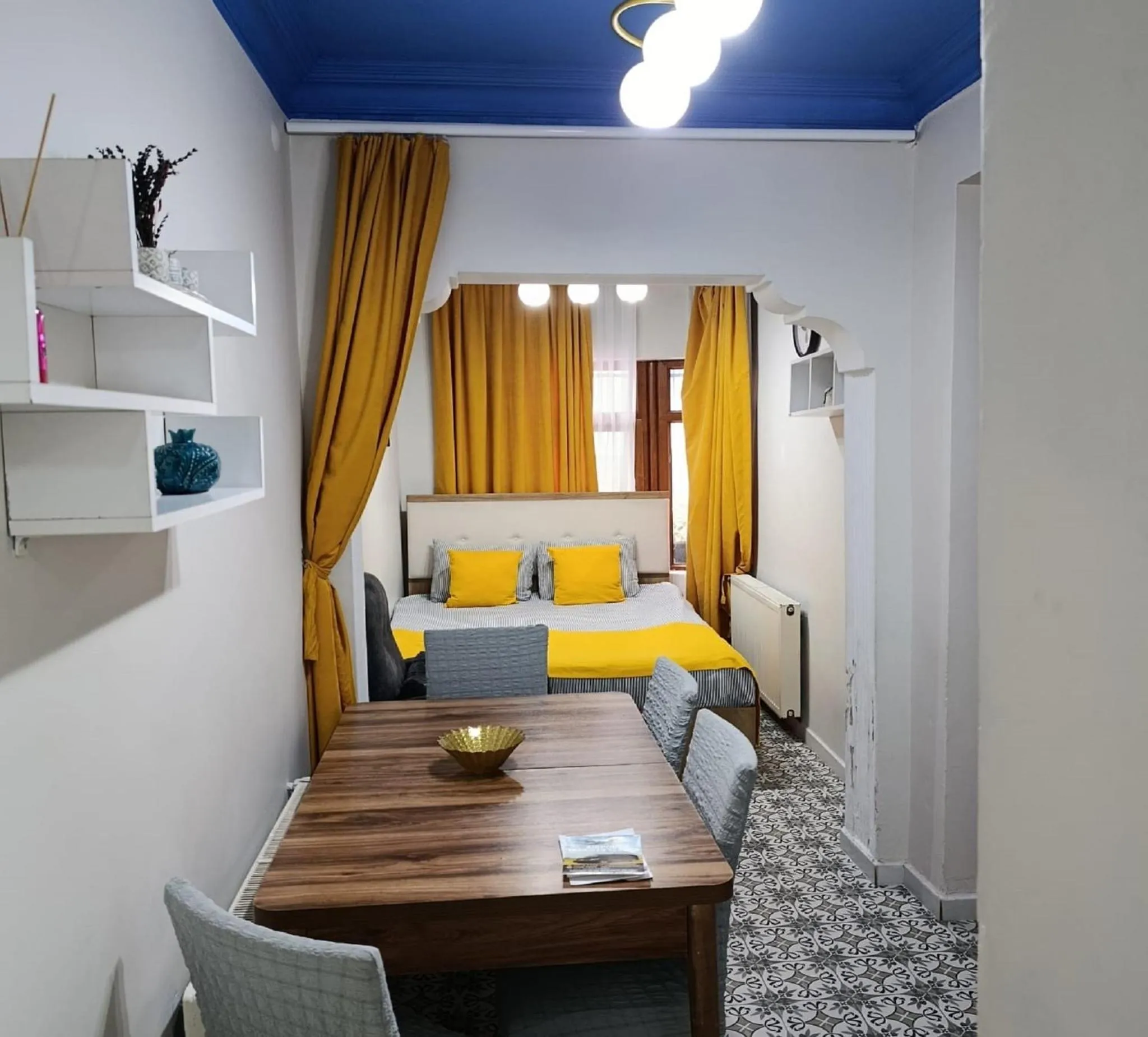 Bed in Armagan Suite Taksim