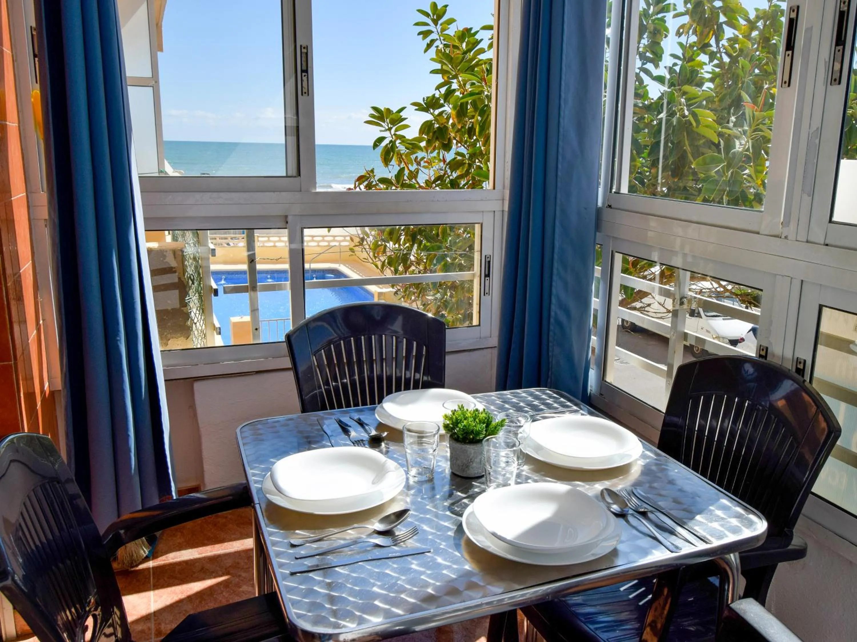 Balcony/Terrace in Apartamento Gandia Bellreguard 3000