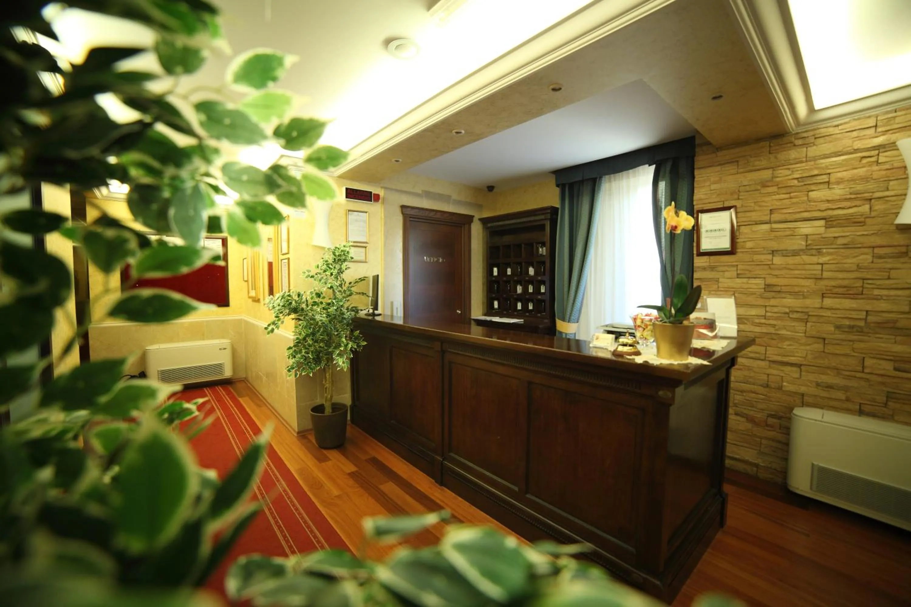 Lobby or reception in Hotel Teocrito