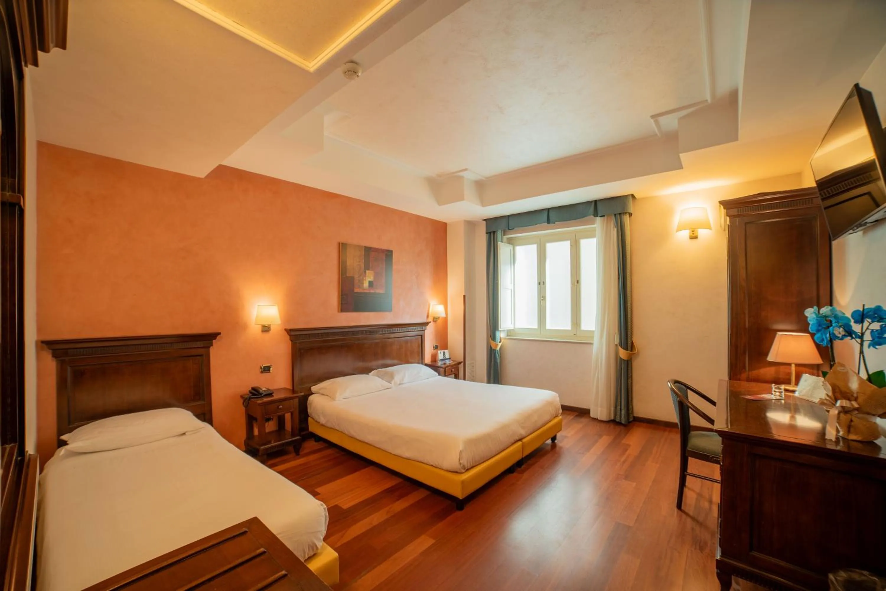 Bedroom, Bed in Hotel Teocrito