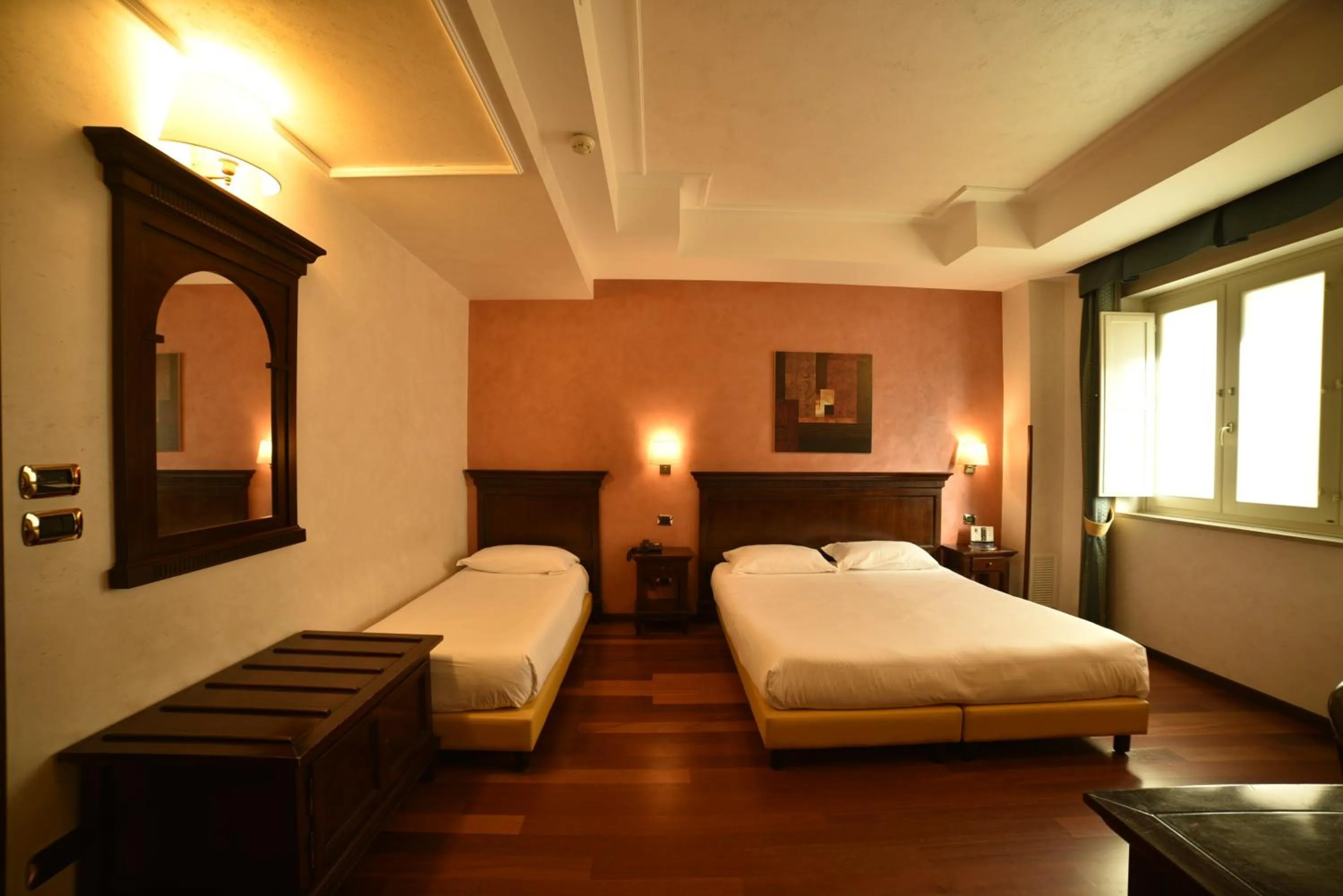 Bedroom, Bed in Hotel Teocrito