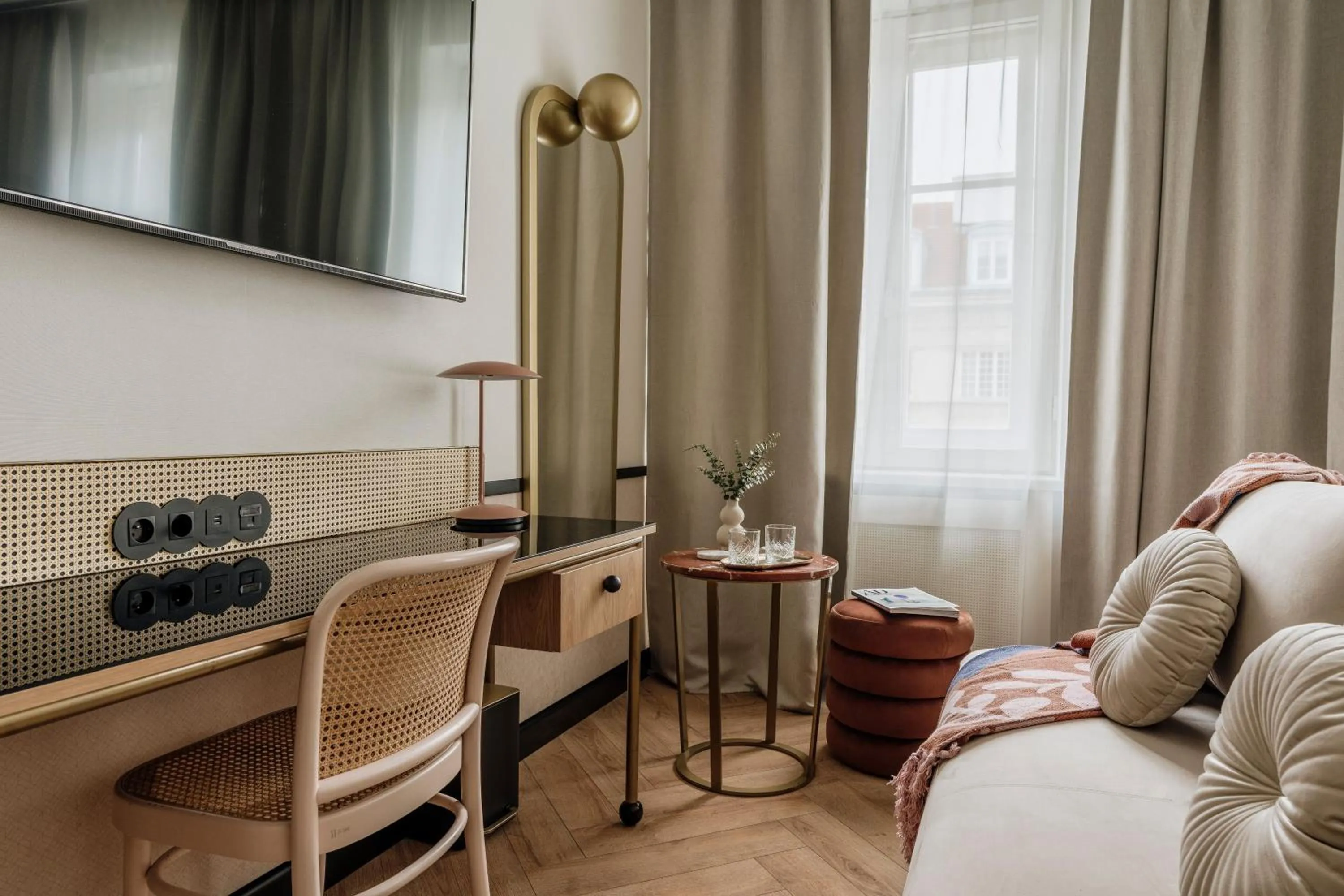 Seating area in Colette - LoftAffair Collection