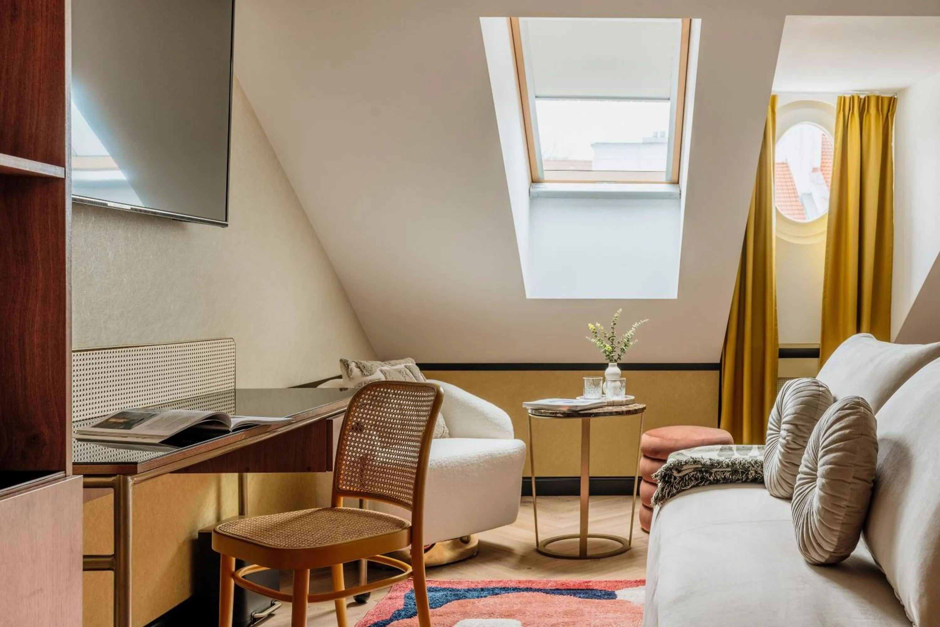 Seating area in Colette - LoftAffair Collection