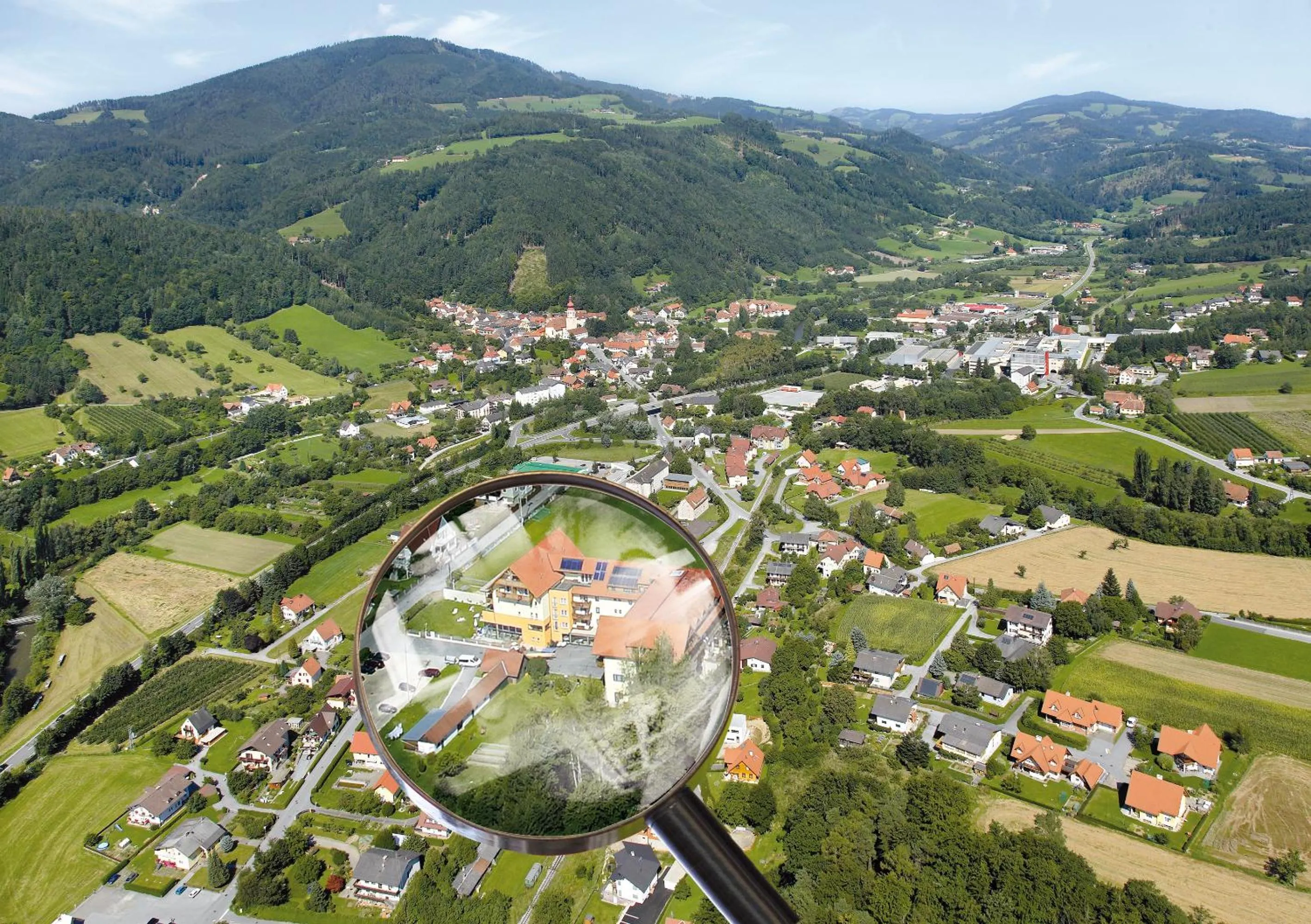 Bird's eye view in Hotel Angerer-Hof