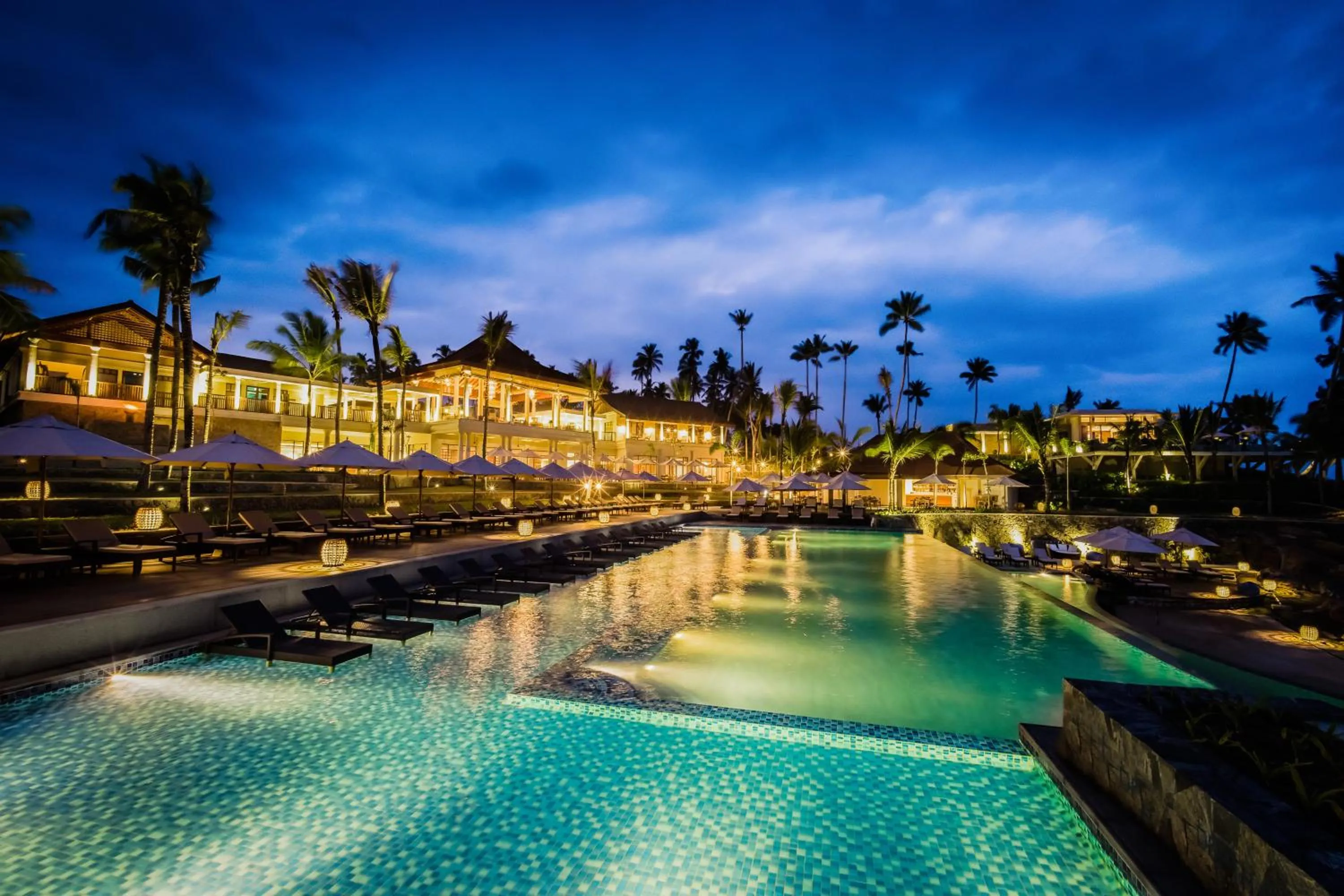 Pool view in Anantara Peace Haven Tangalle Resort