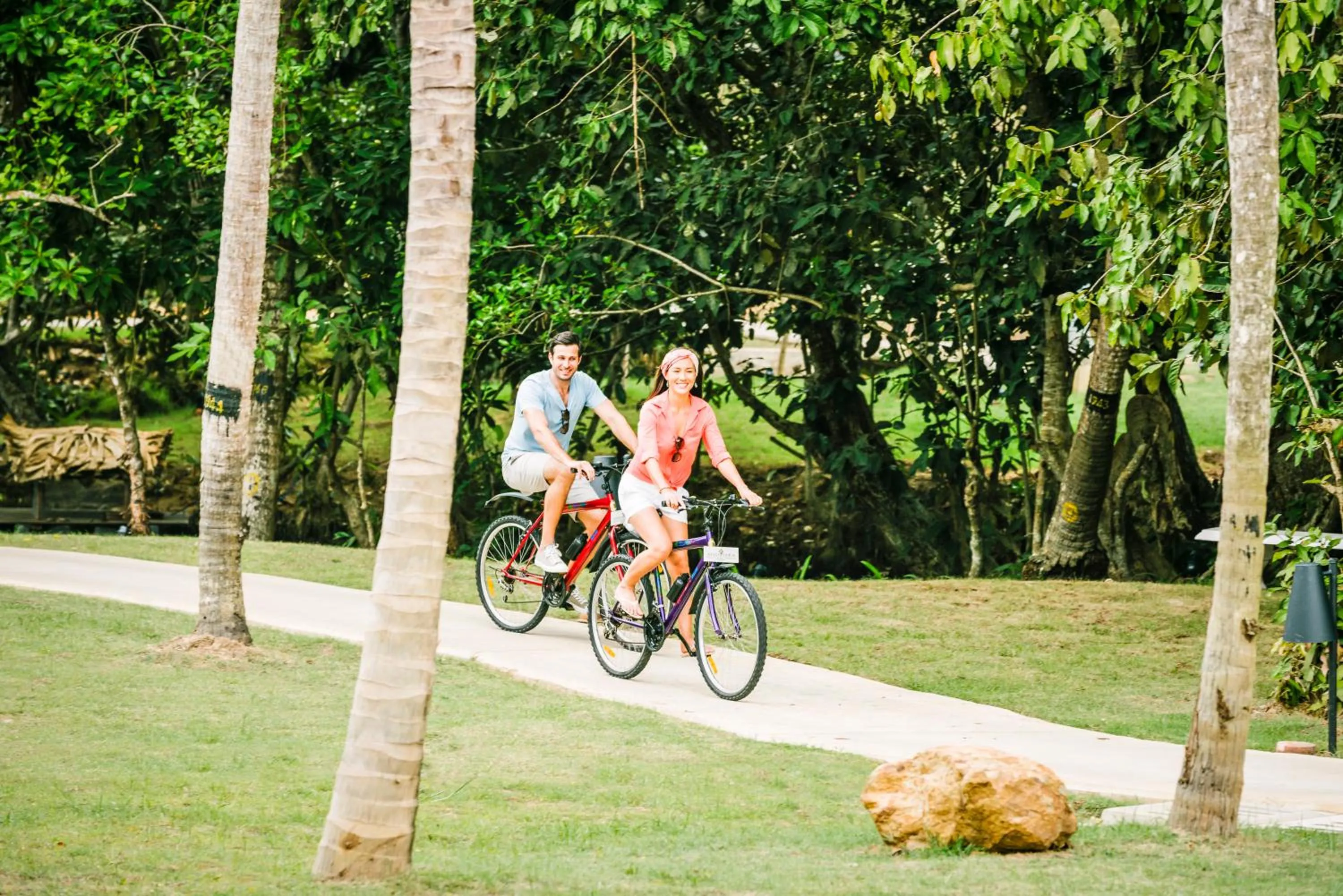 Cycling in Anantara Peace Haven Tangalle Resort