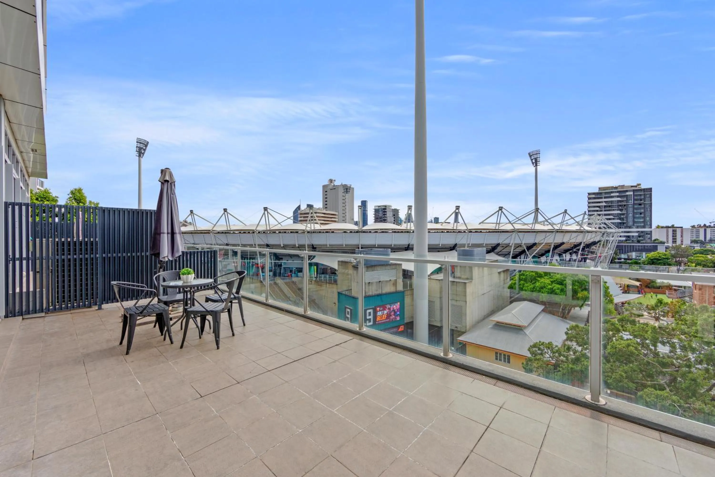 Balcony/Terrace in Trafalgar Lane Apartments by CLLIX