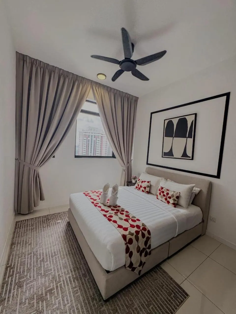 Bed in Agile Suites Kuala Lumpur TRX