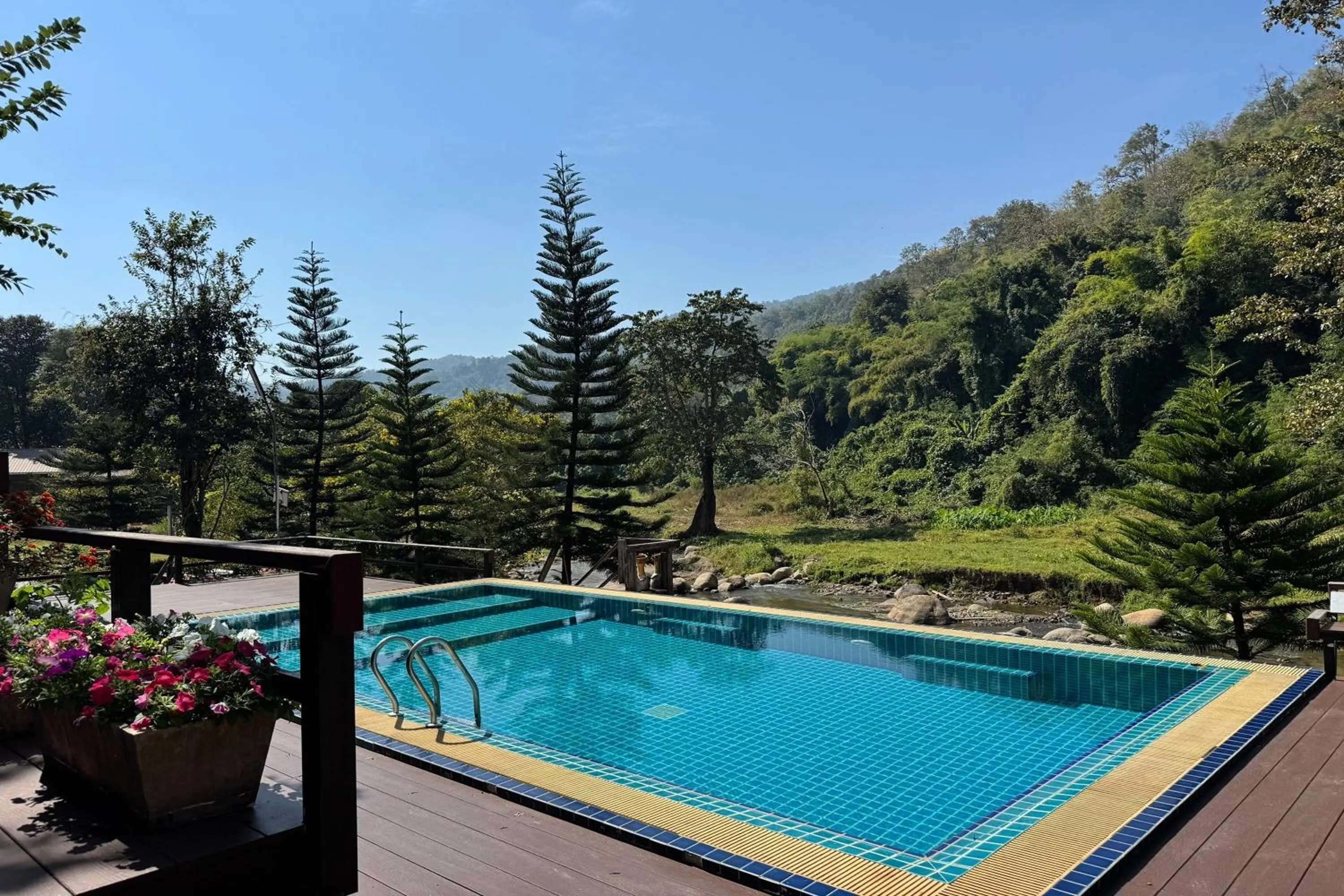 Swimming pool in Tung Lakorn Farm