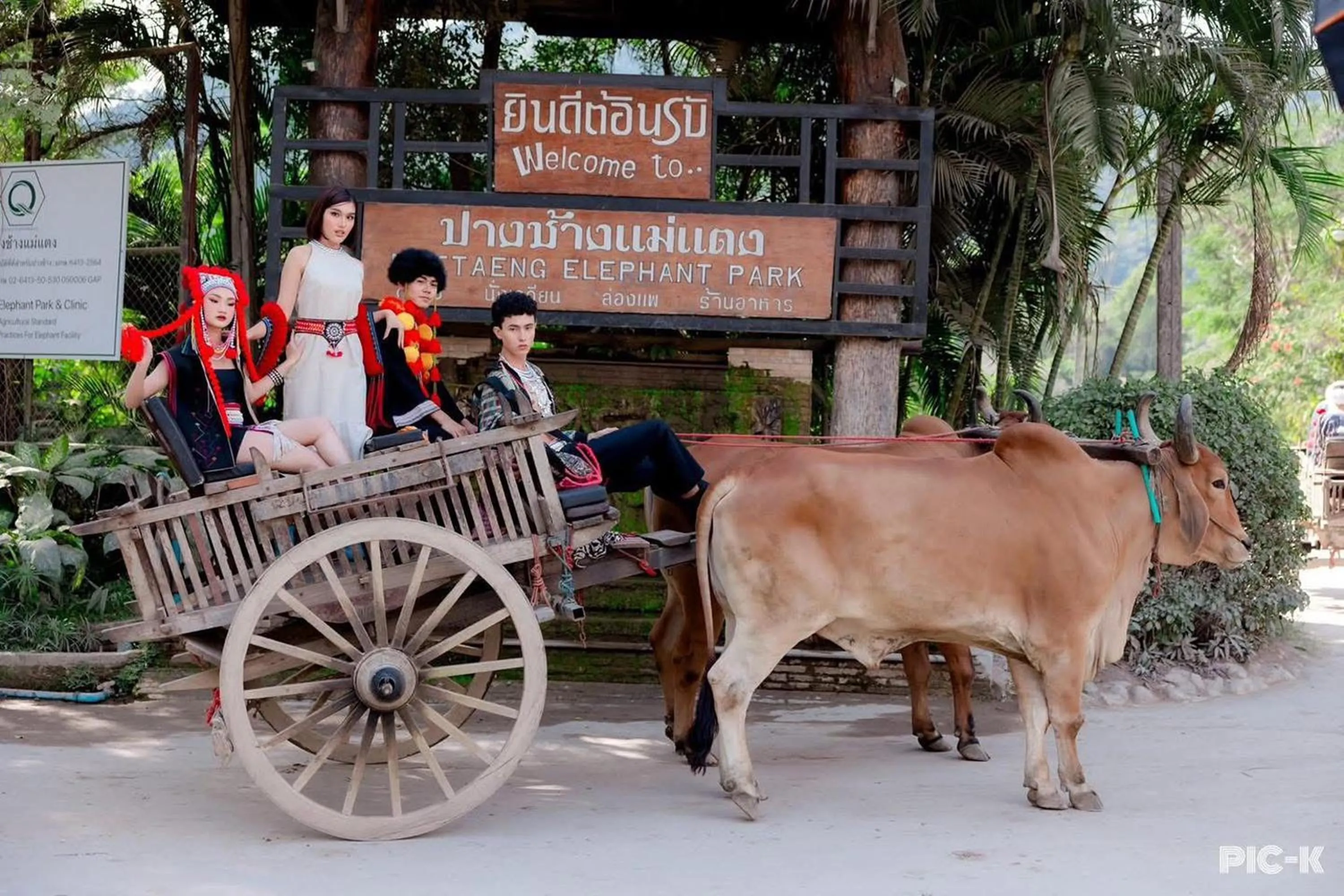 group of guests in Tung Lakorn Farm