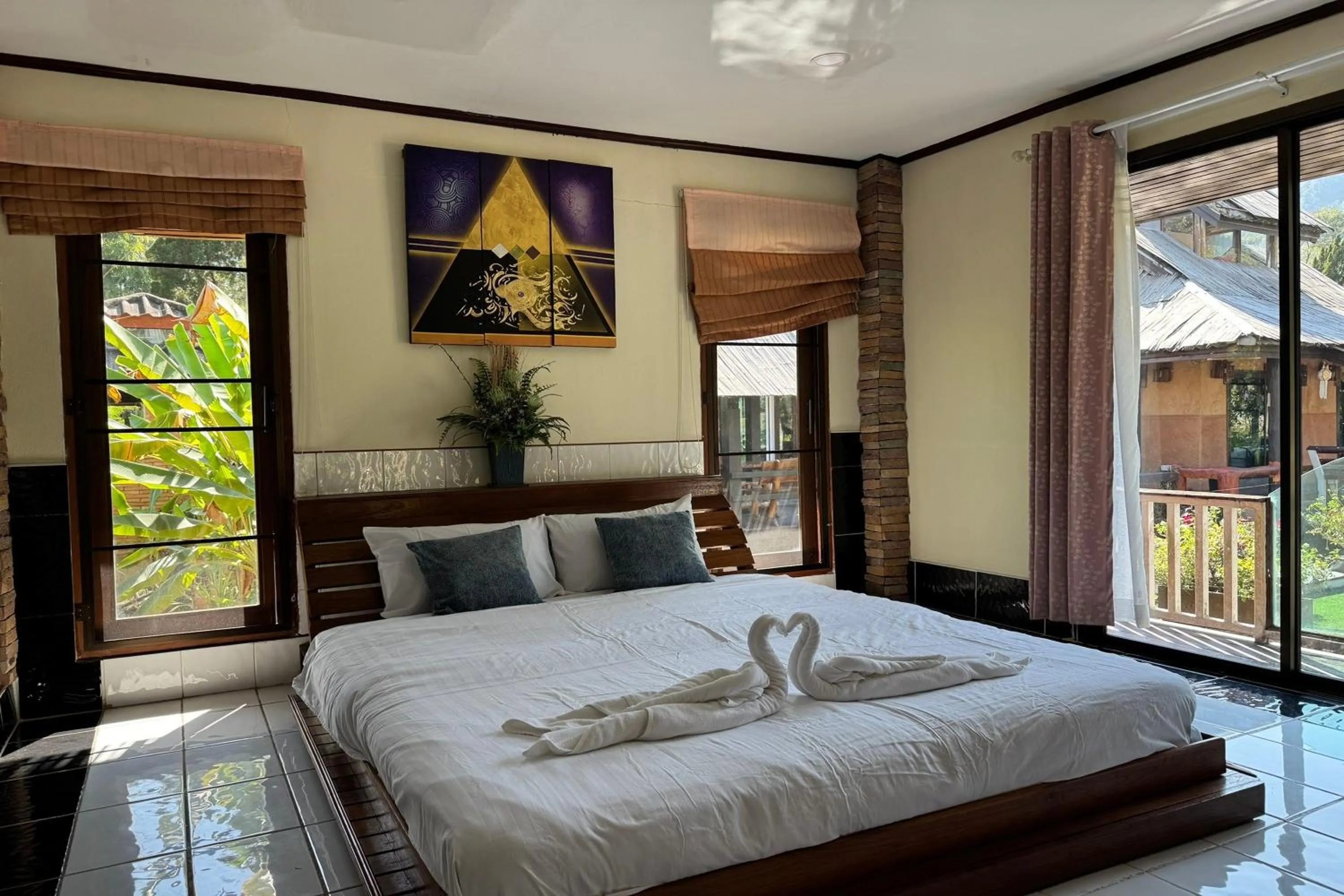 Bed in Tung Lakorn Farm