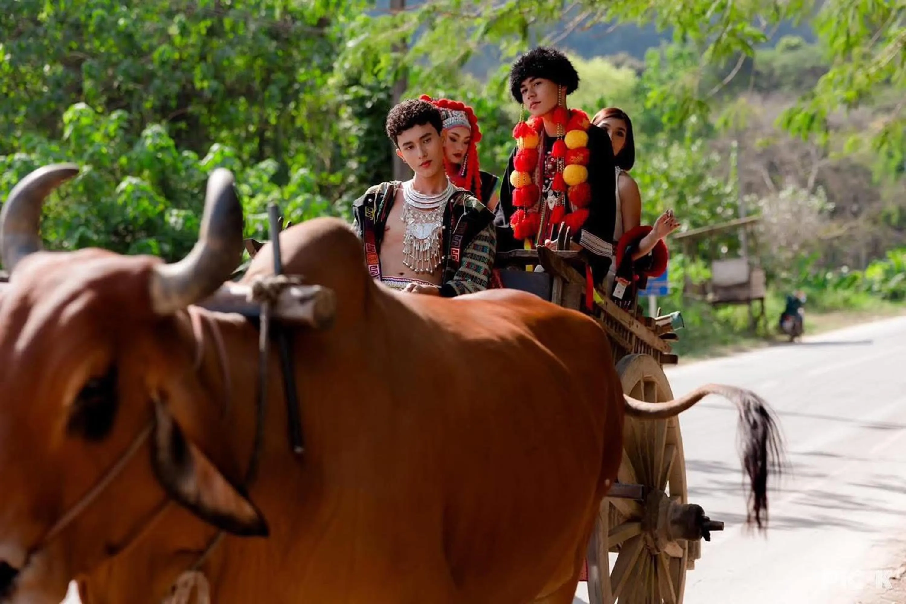 group of guests in Tung Lakorn Farm