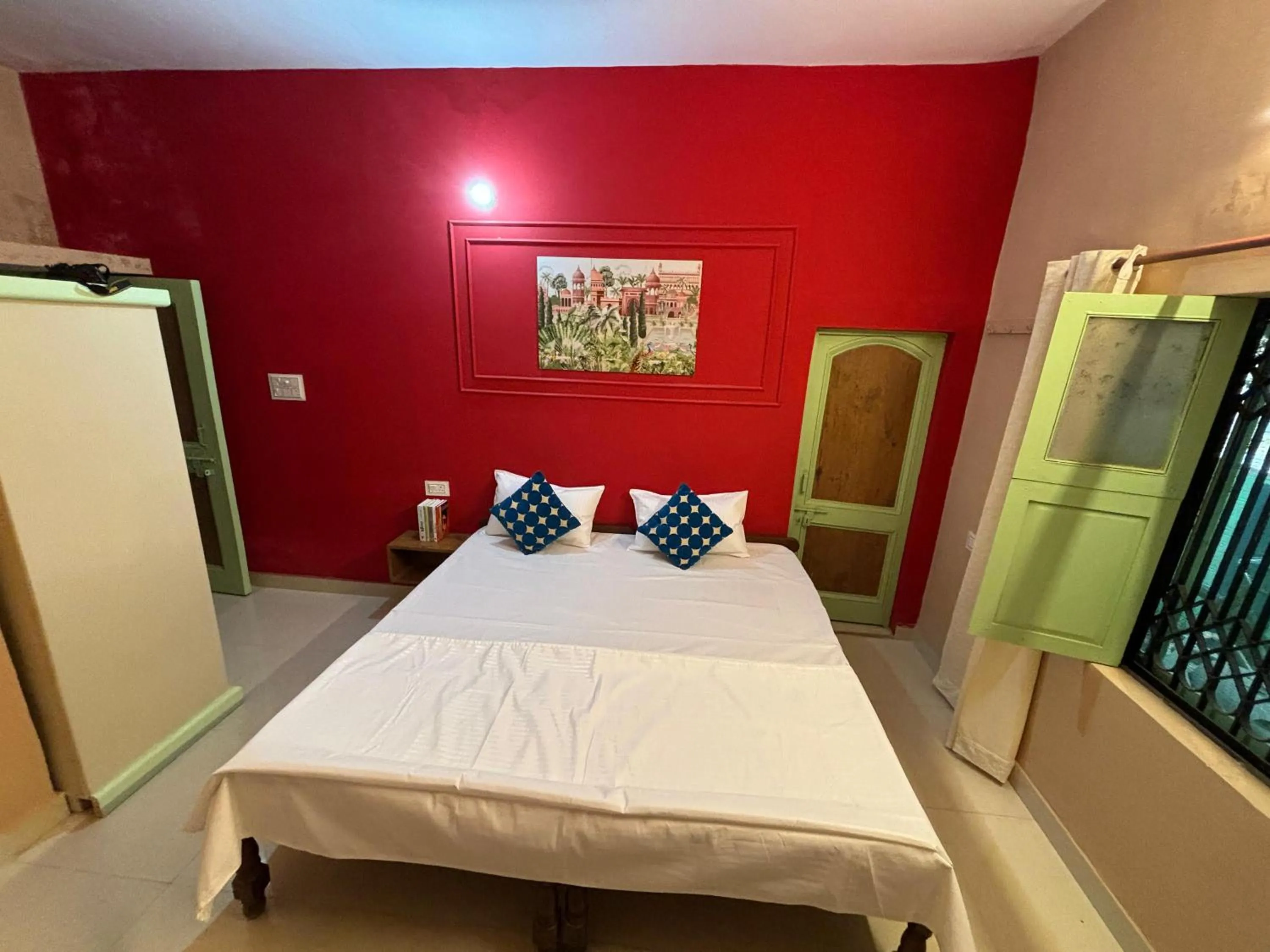 Bed in The Noor House homestay