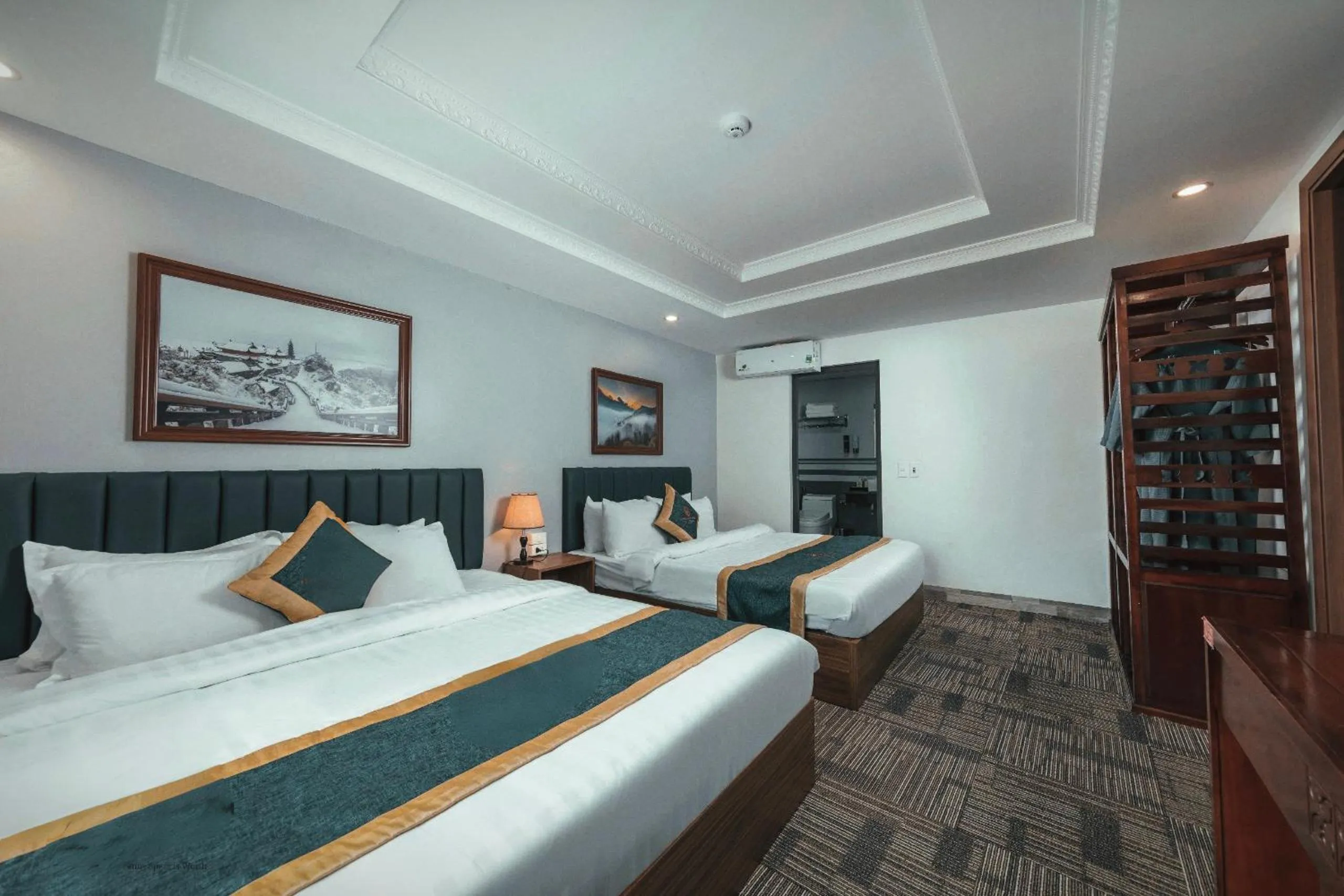 Bedroom, Bed in Central Sapa March Hotel