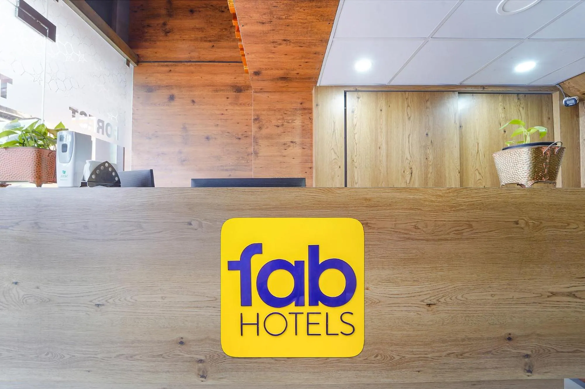 Lobby or reception in FabHotel INK - Nr Coimbatore North Railway Station