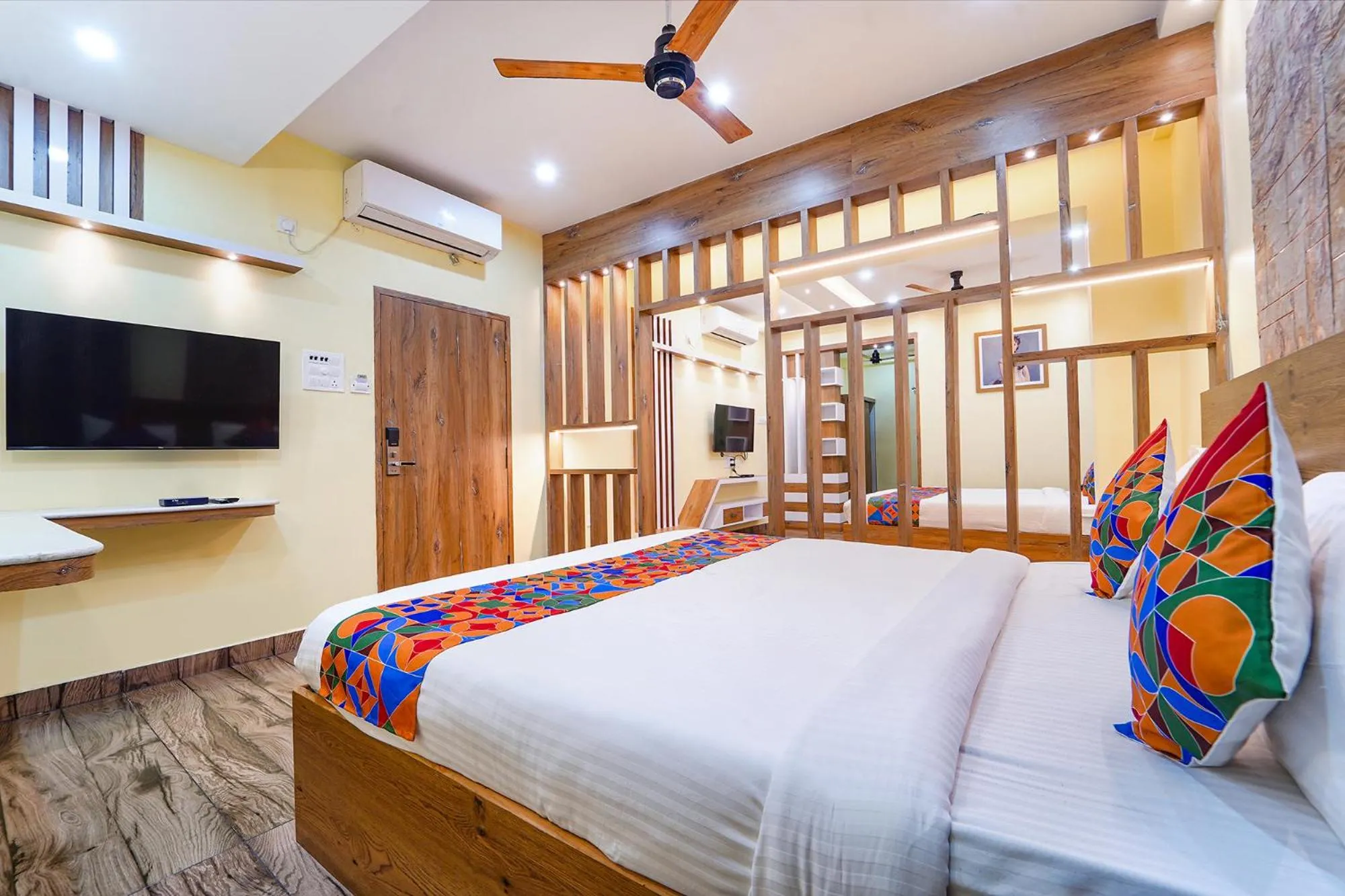Bed in FabHotel INK - Nr Coimbatore North Railway Station