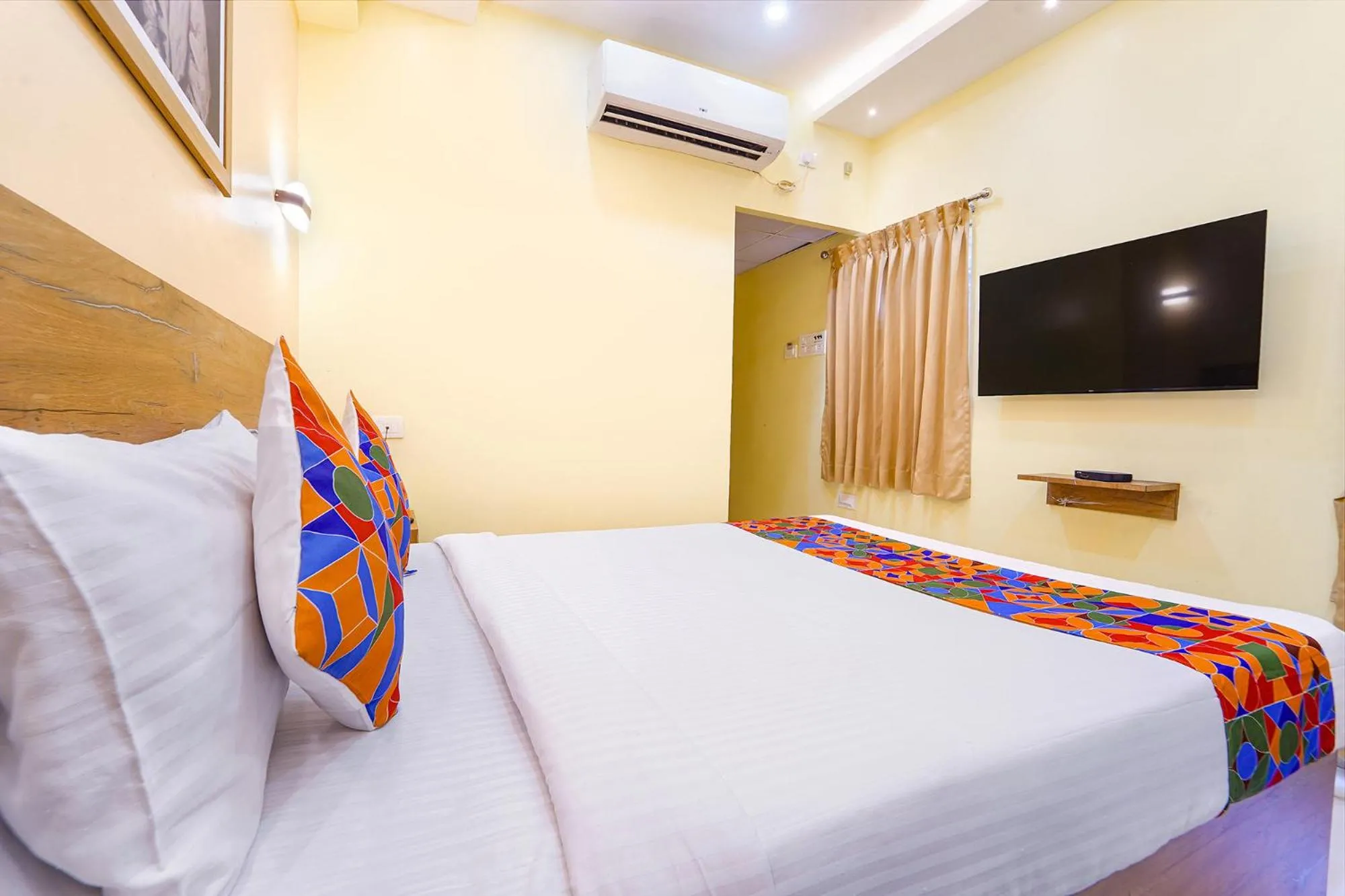 Bed in FabHotel INK - Nr Coimbatore North Railway Station
