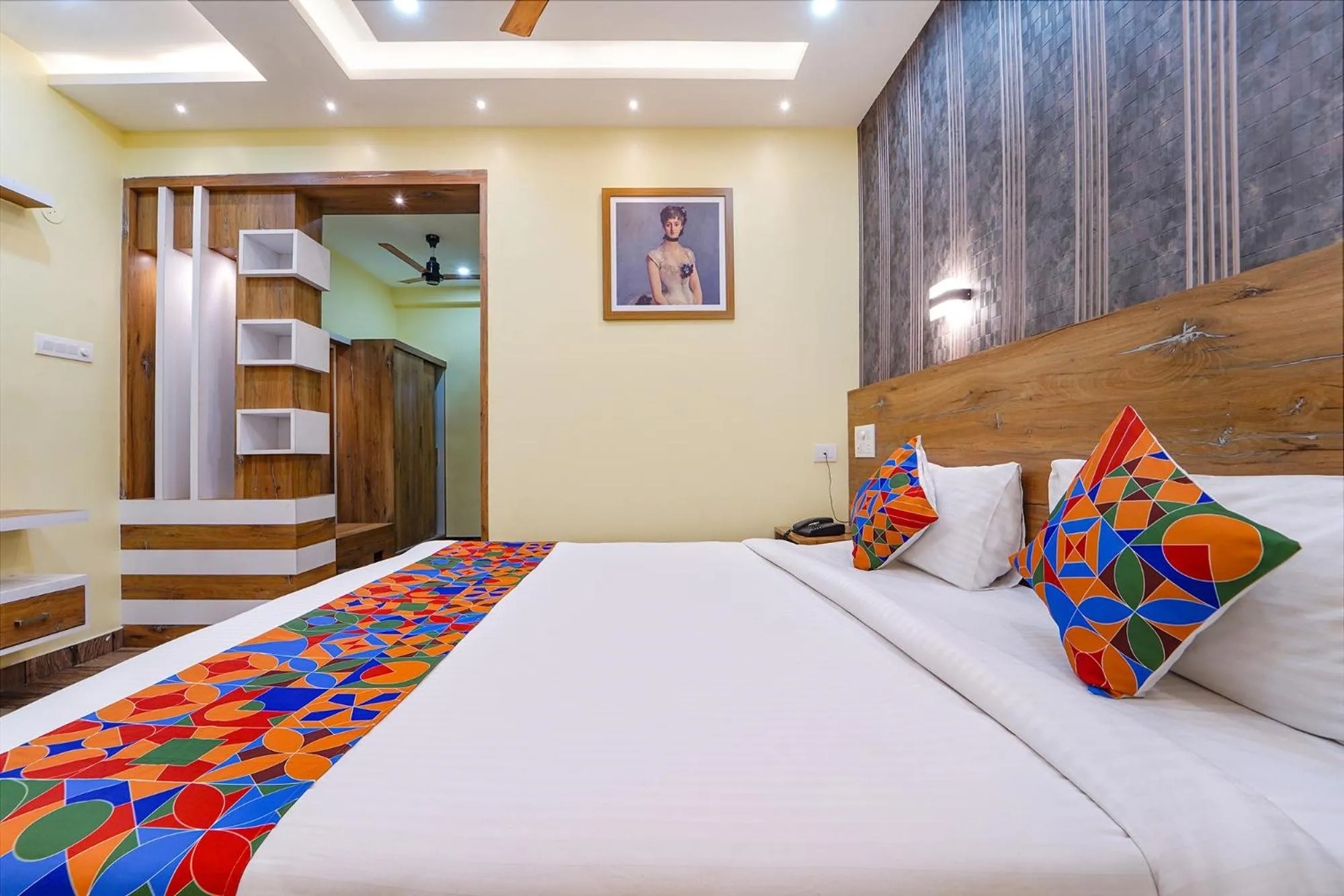 Bed in FabHotel INK - Nr Coimbatore North Railway Station