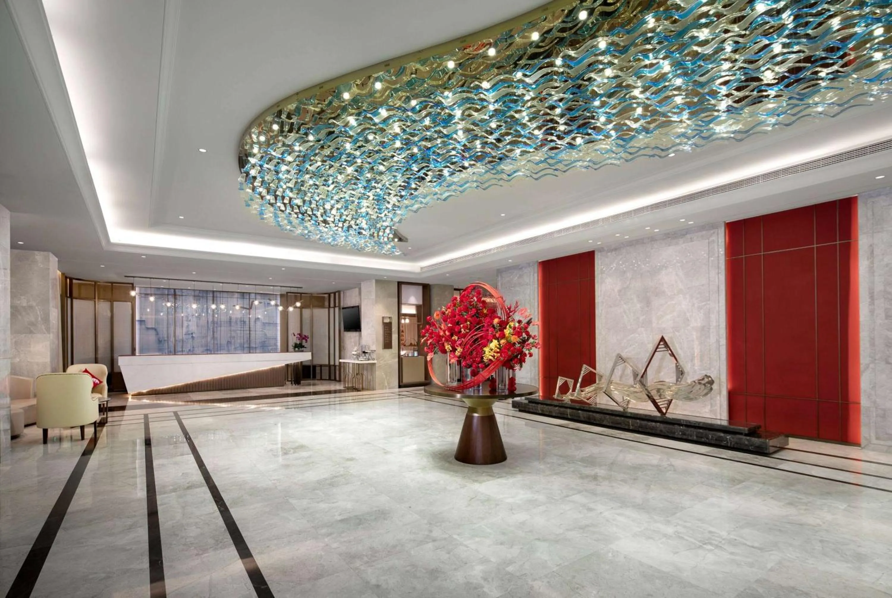 Lobby or reception in Ramada by Wyndham Zhumadian West Station