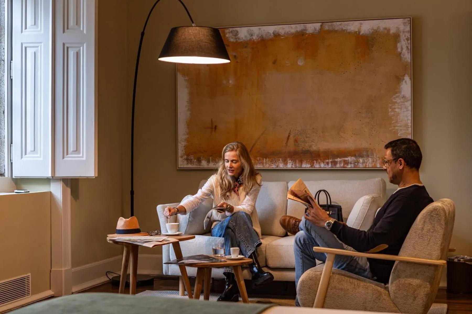 Living room in CICIOSO boutique hotel