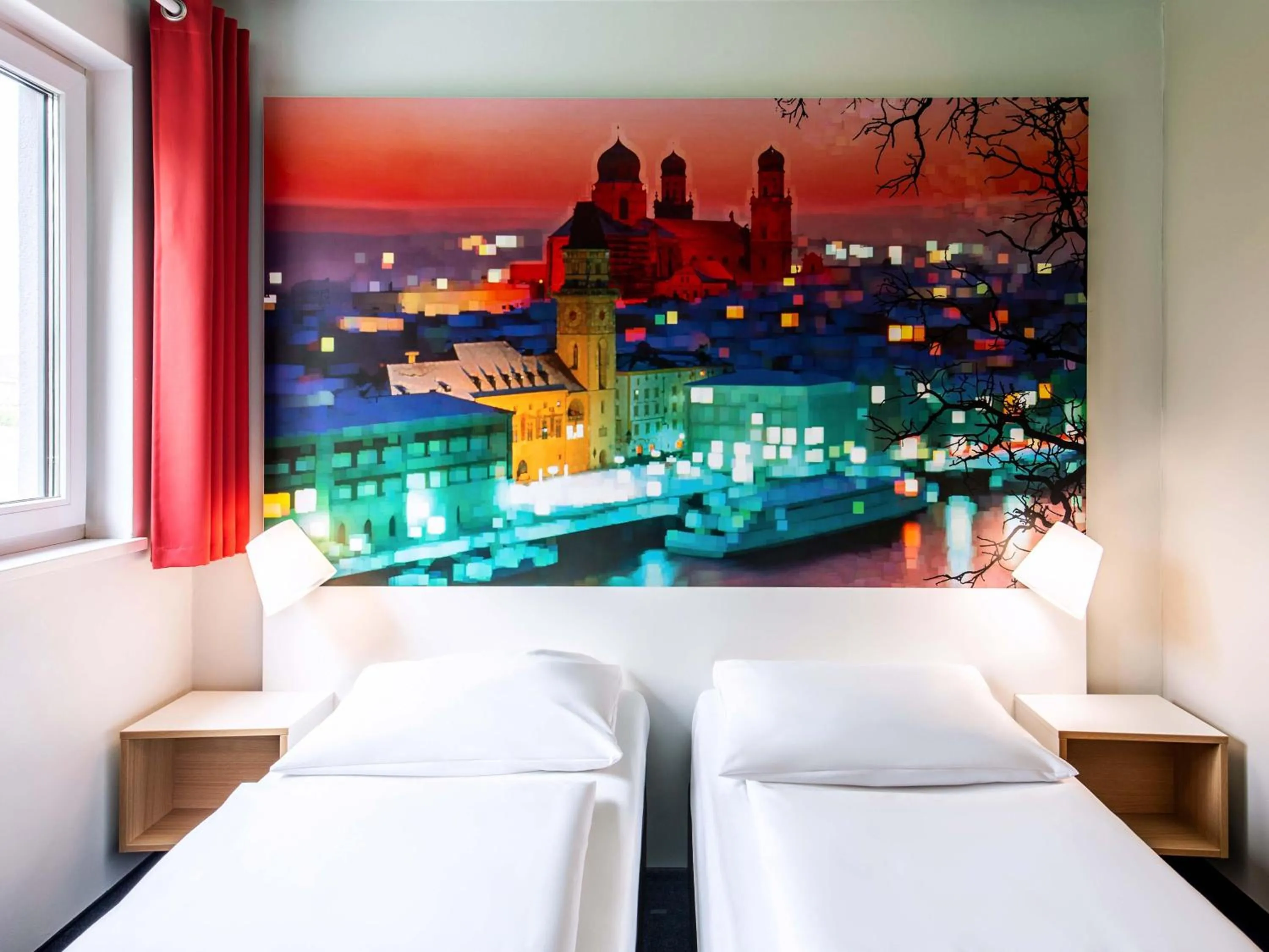 Photo of the whole room, Bed in B&B Hotel Passau